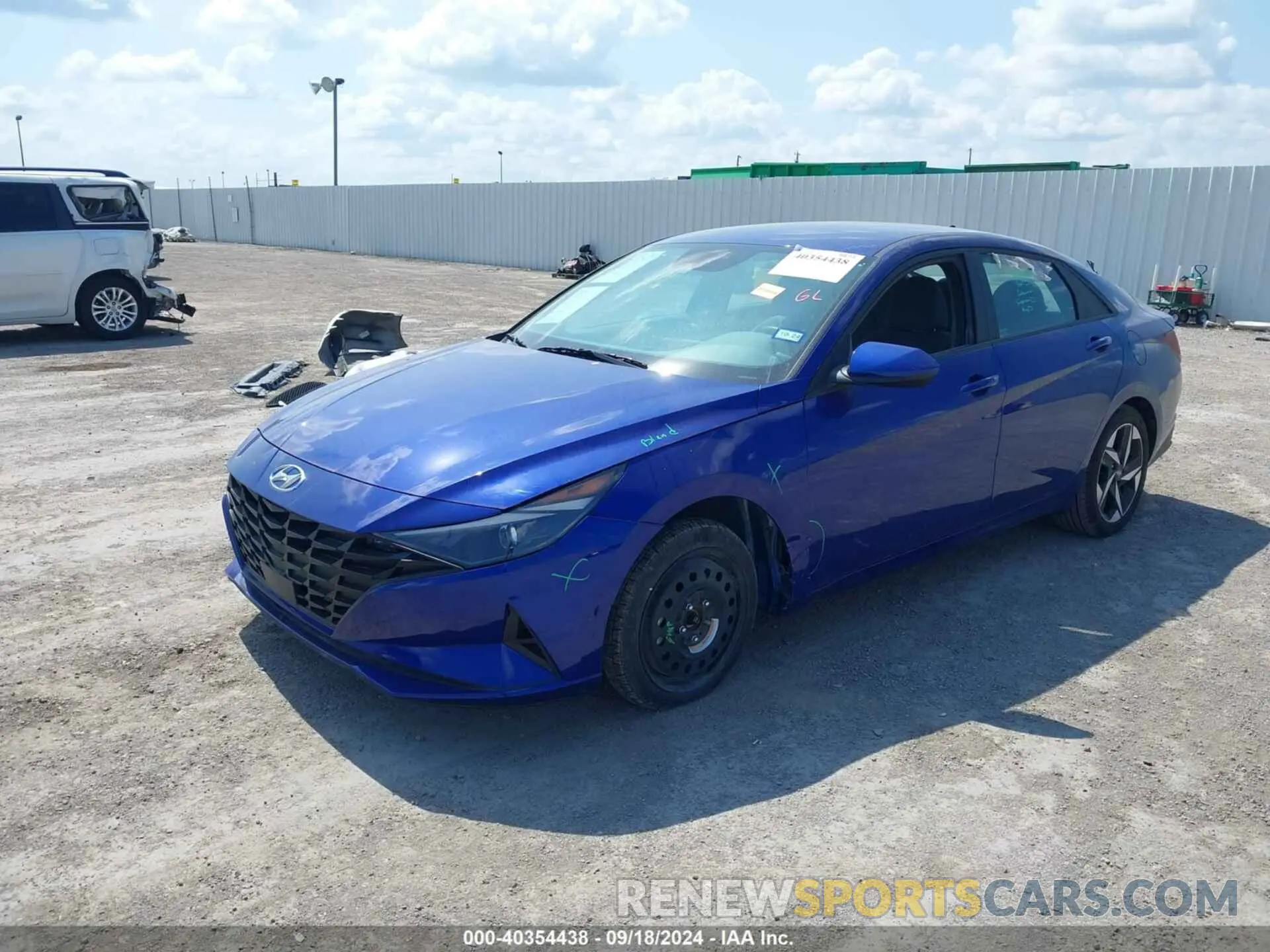 2 Photograph of a damaged car KMHLS4AG1PU476668 HYUNDAI ELANTRA 2023