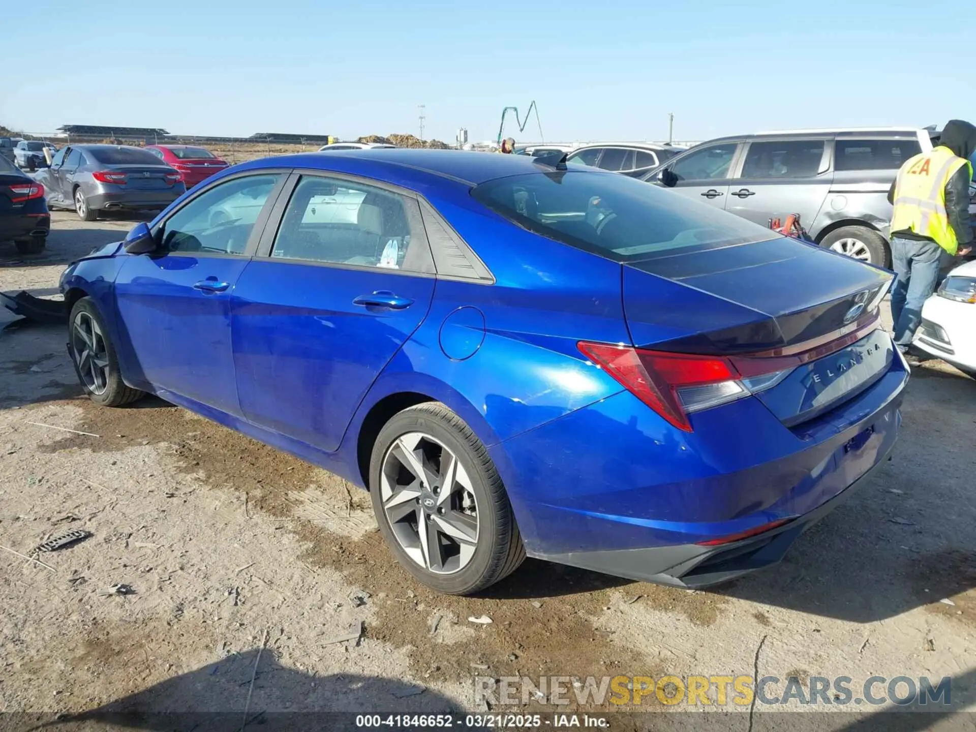 3 Photograph of a damaged car KMHLS4AG1PU597474 HYUNDAI ELANTRA 2023