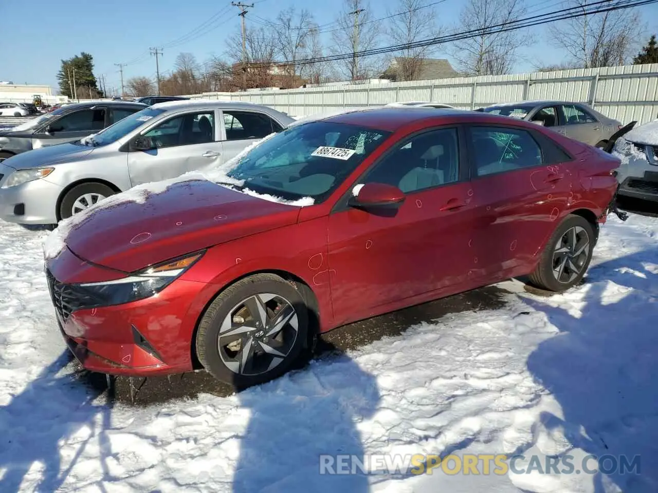 1 Фотография поврежденного автомобиля KMHLS4AG1PU603693 HYUNDAI ELANTRA 2023