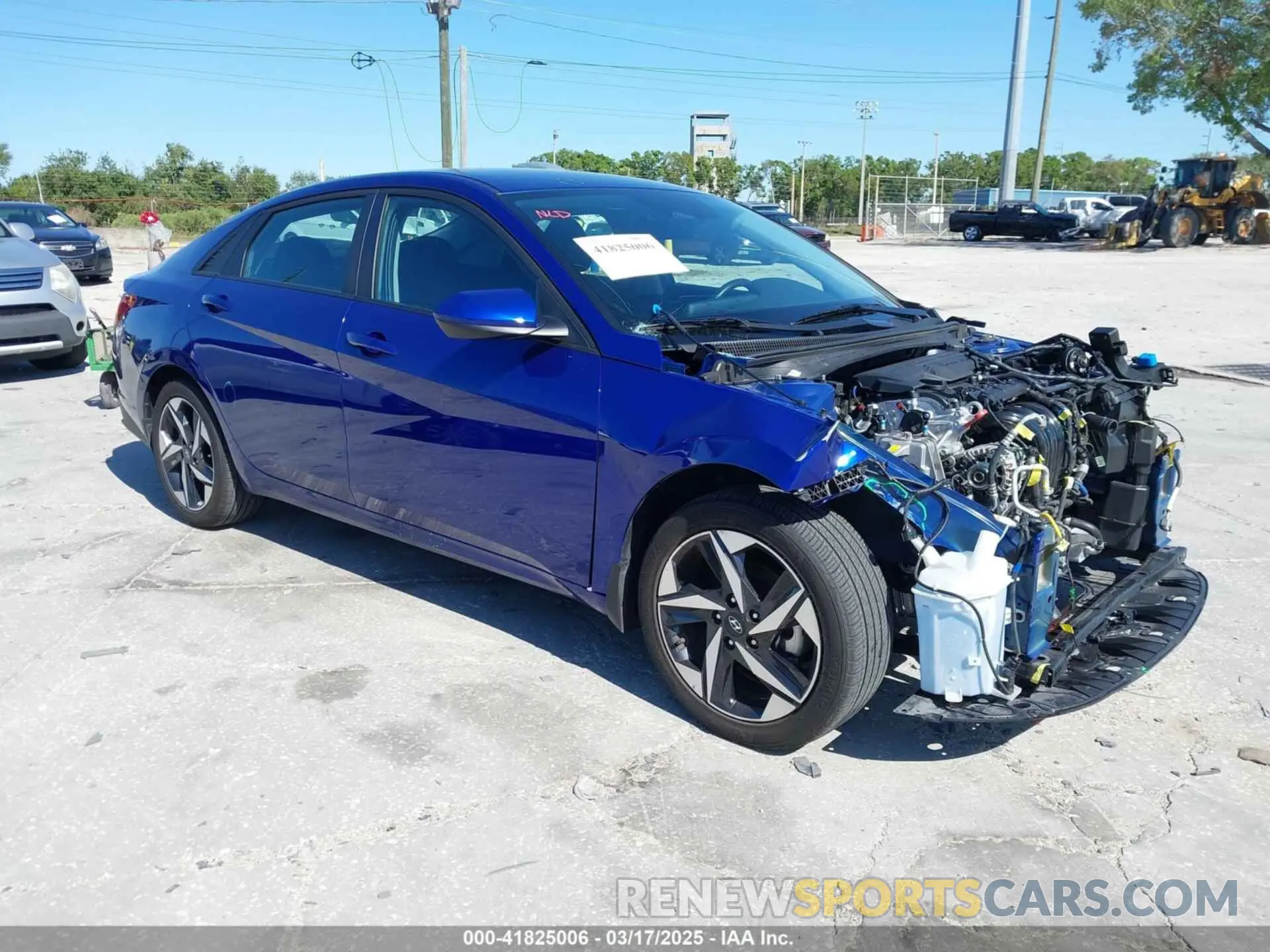 1 Photograph of a damaged car KMHLS4AG2PU387529 HYUNDAI ELANTRA 2023