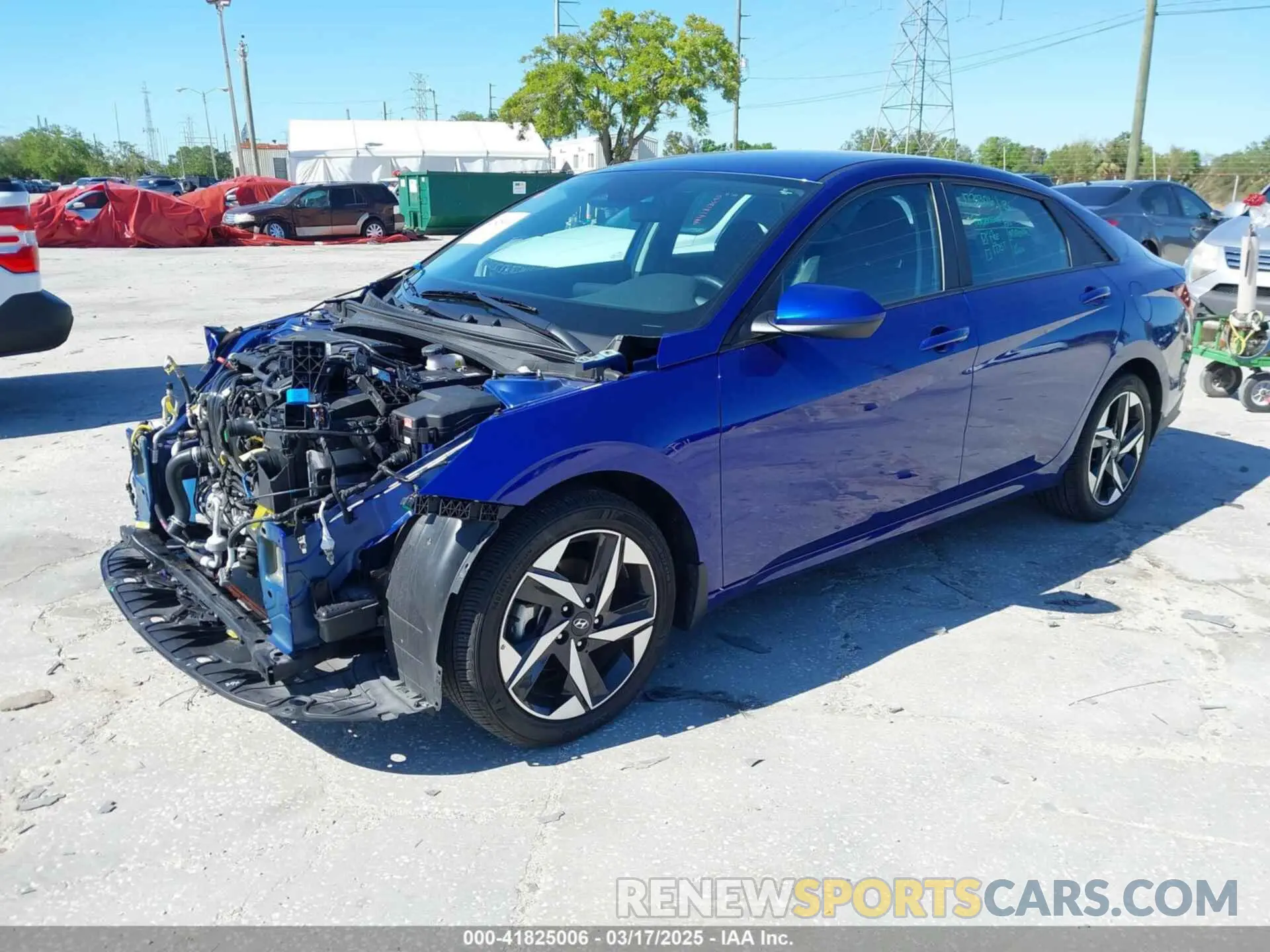 2 Photograph of a damaged car KMHLS4AG2PU387529 HYUNDAI ELANTRA 2023