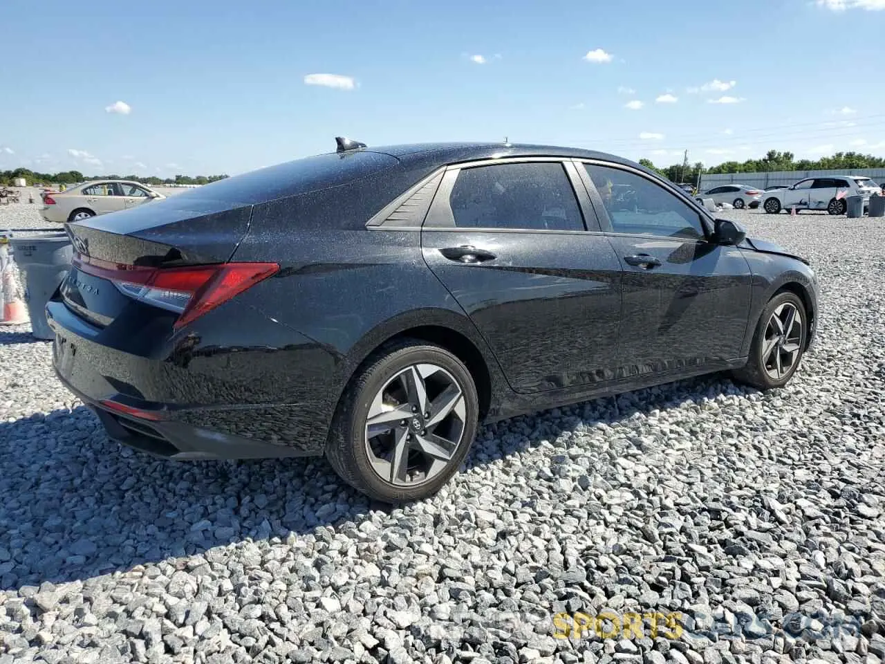 3 Фотография поврежденного автомобиля KMHLS4AG2PU410937 HYUNDAI ELANTRA 2023