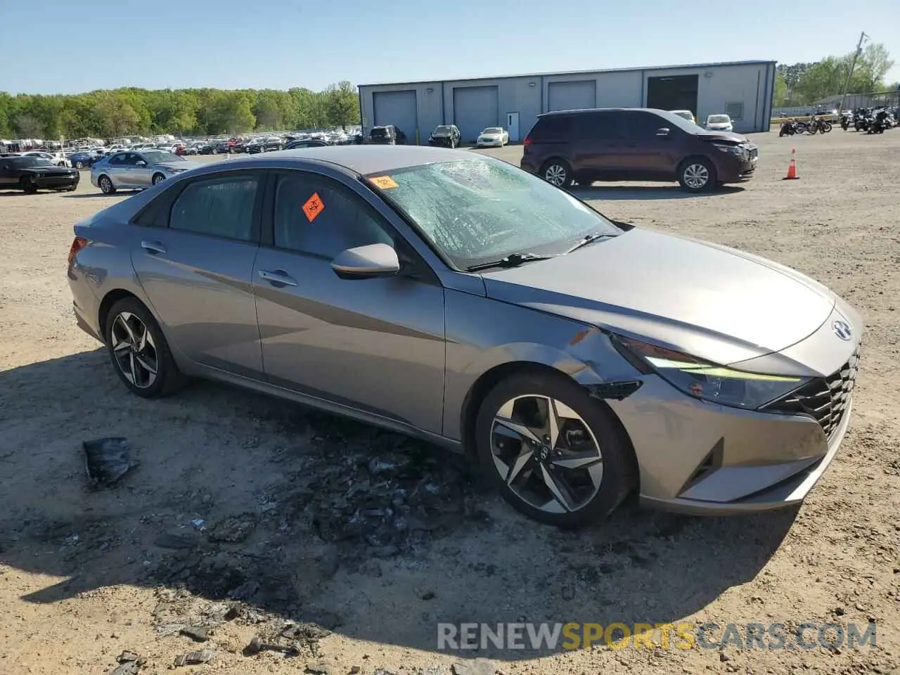4 Фотография поврежденного автомобиля KMHLS4AG2PU417029 HYUNDAI ELANTRA 2023