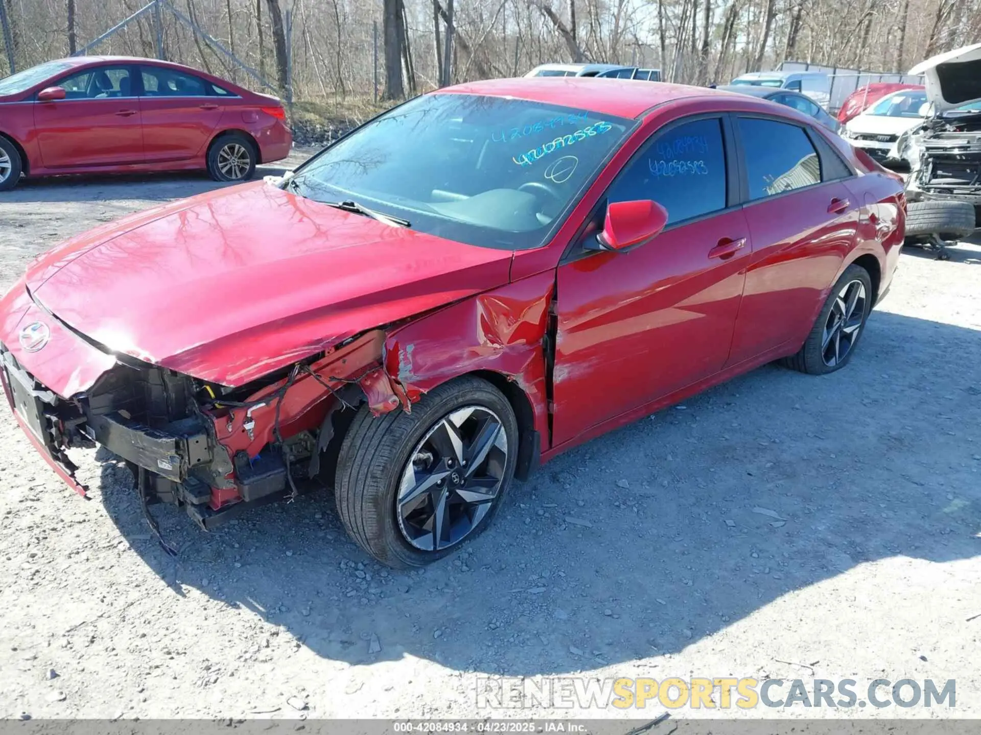 2 Фотография поврежденного автомобиля KMHLS4AG2PU461757 HYUNDAI ELANTRA 2023