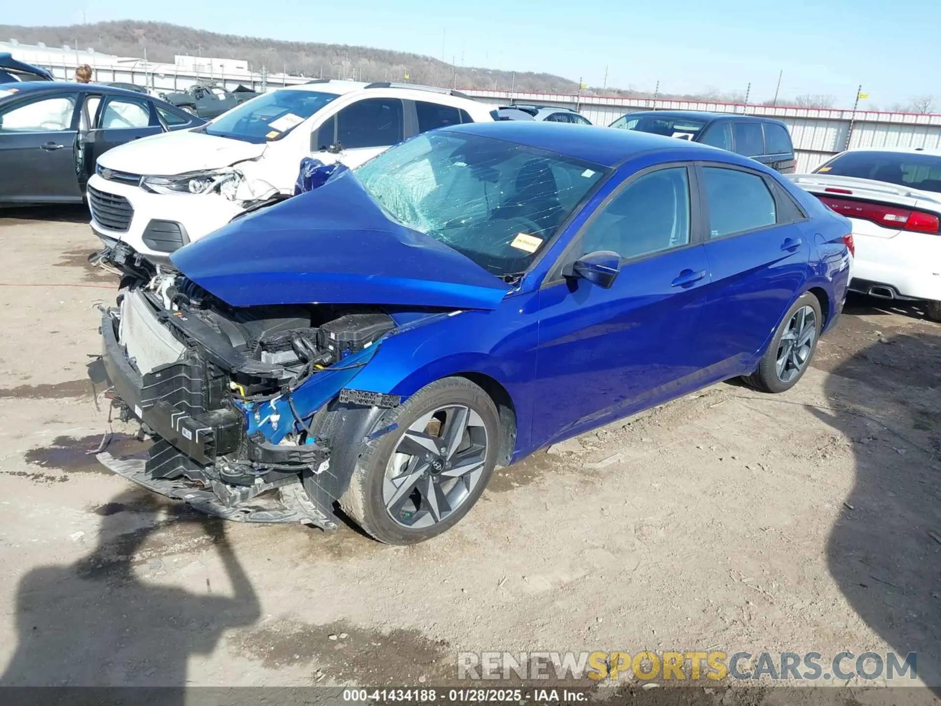 2 Фотография поврежденного автомобиля KMHLS4AG2PU477344 HYUNDAI ELANTRA 2023