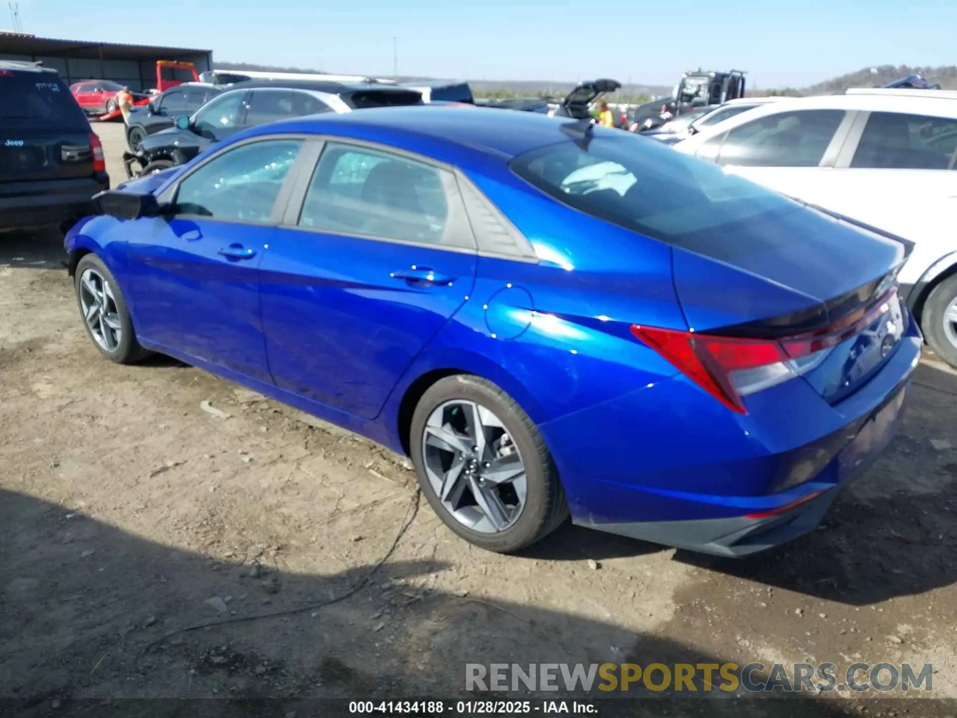 3 Фотография поврежденного автомобиля KMHLS4AG2PU477344 HYUNDAI ELANTRA 2023