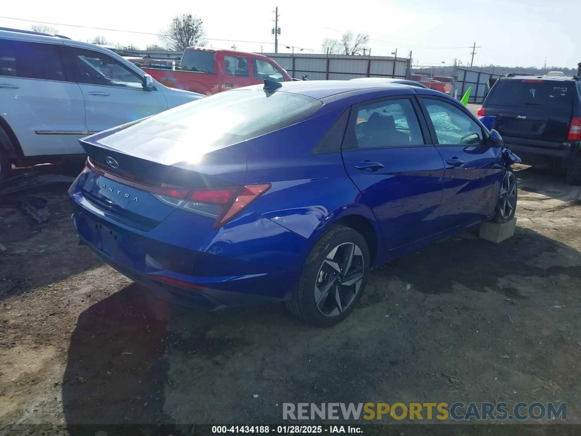 4 Фотография поврежденного автомобиля KMHLS4AG2PU477344 HYUNDAI ELANTRA 2023