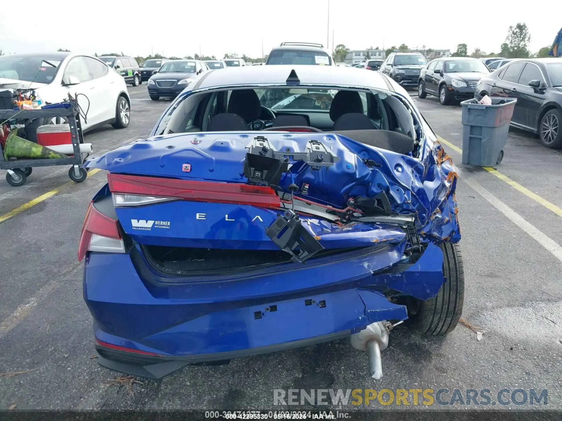 6 Photograph of a damaged car KMHLS4AG2PU487341 HYUNDAI ELANTRA 2023