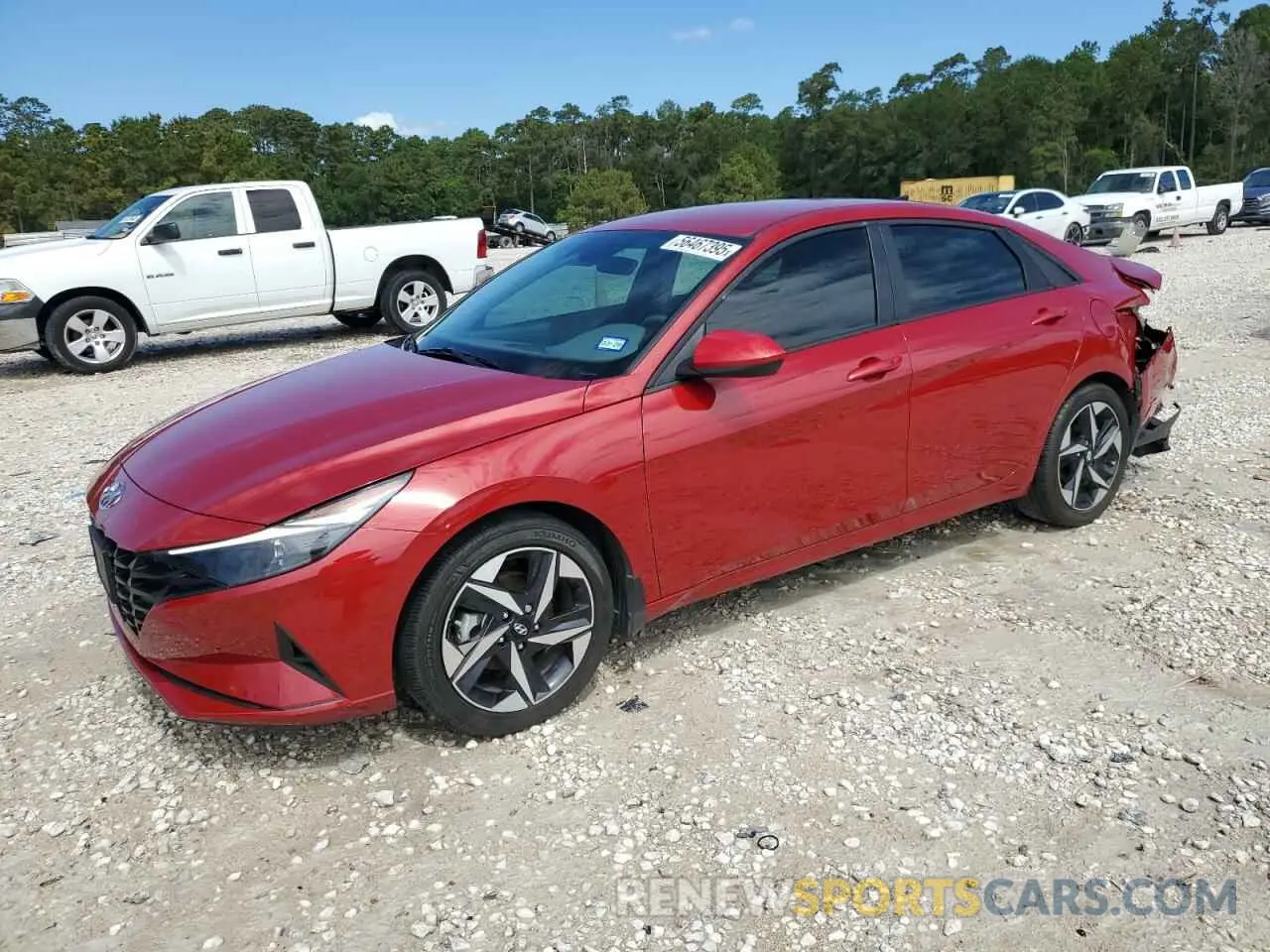 1 Photograph of a damaged car KMHLS4AG2PU522265 HYUNDAI ELANTRA 2023