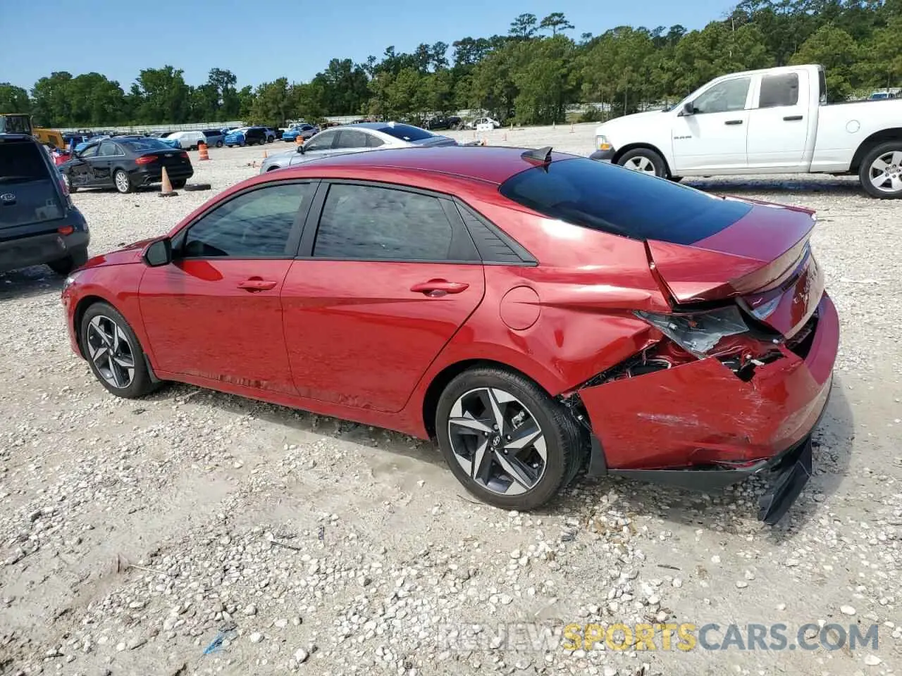 2 Photograph of a damaged car KMHLS4AG2PU522265 HYUNDAI ELANTRA 2023