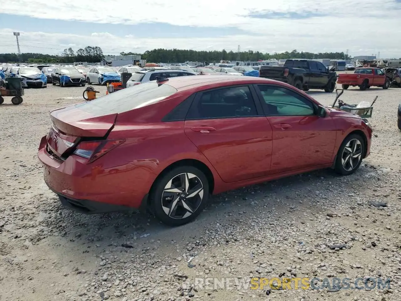 3 Photograph of a damaged car KMHLS4AG2PU522265 HYUNDAI ELANTRA 2023