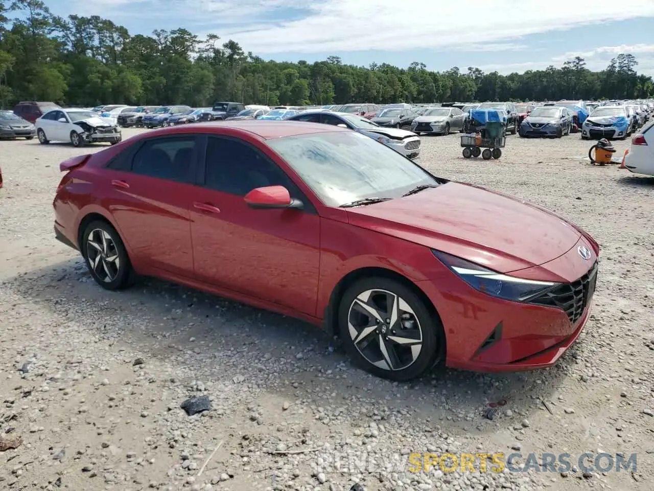 4 Photograph of a damaged car KMHLS4AG2PU522265 HYUNDAI ELANTRA 2023