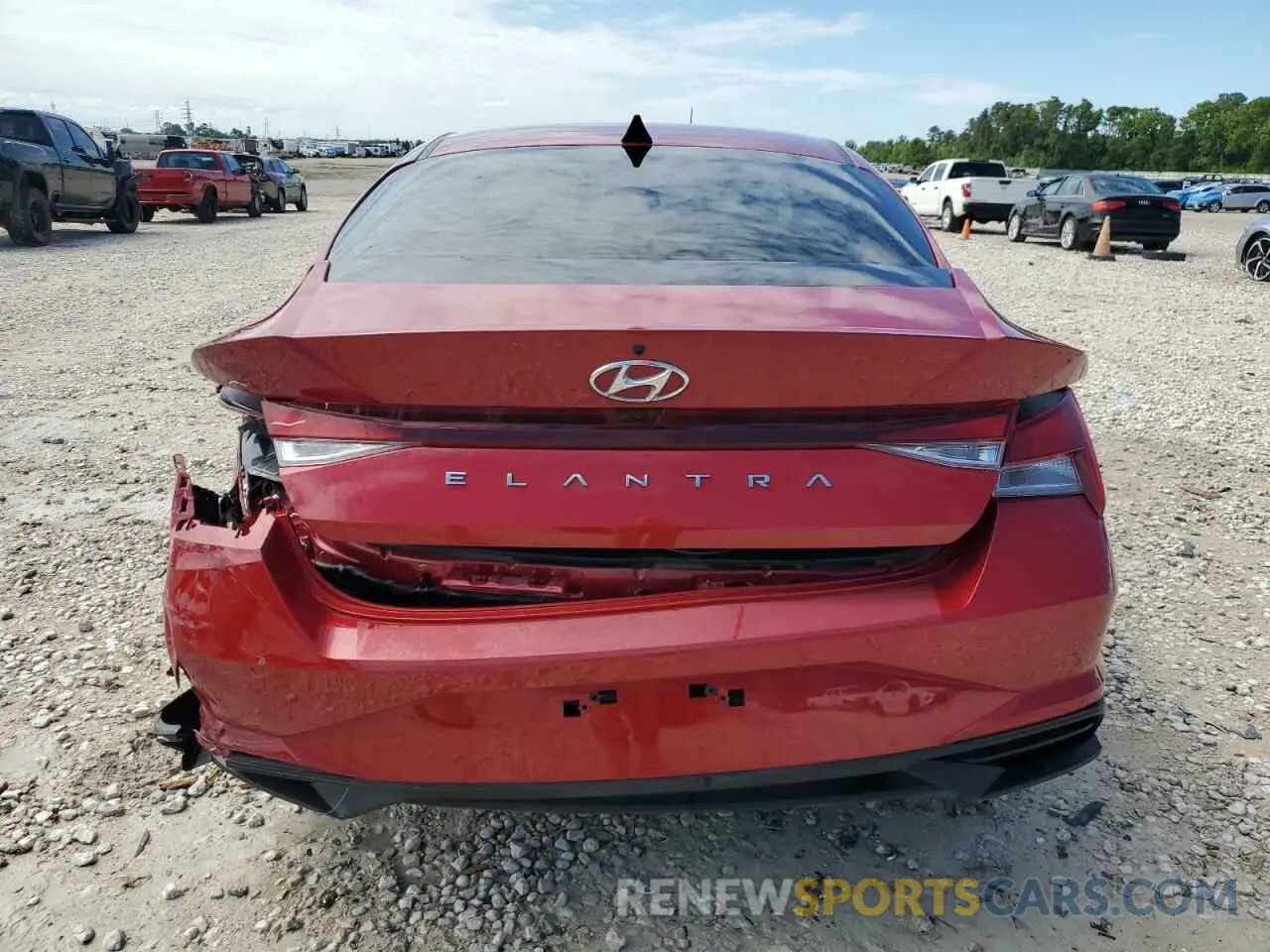 6 Photograph of a damaged car KMHLS4AG2PU522265 HYUNDAI ELANTRA 2023