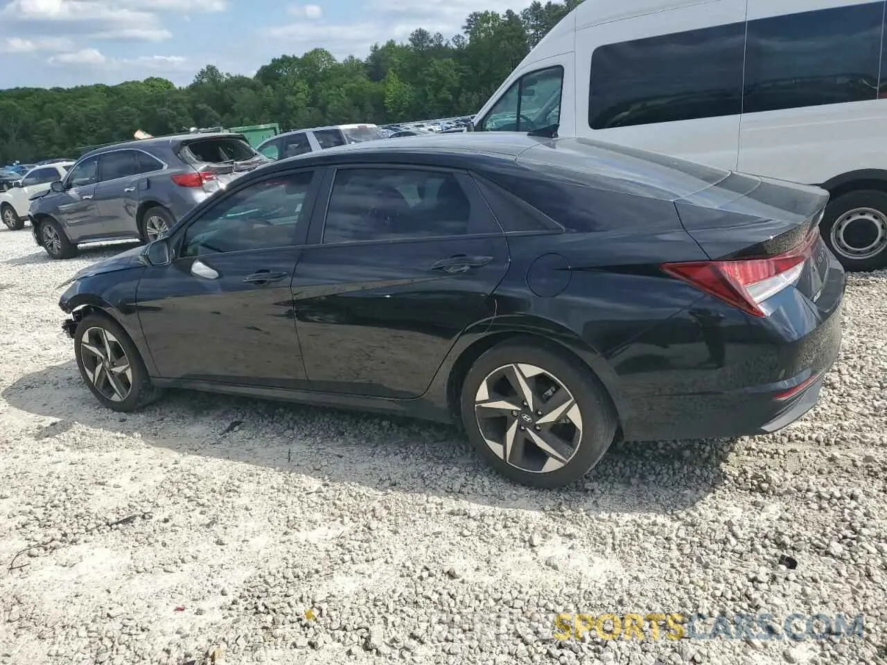 2 Photograph of a damaged car KMHLS4AG2PU524937 HYUNDAI ELANTRA 2023