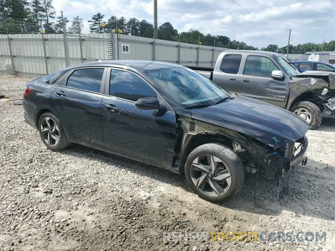 4 Photograph of a damaged car KMHLS4AG2PU524937 HYUNDAI ELANTRA 2023