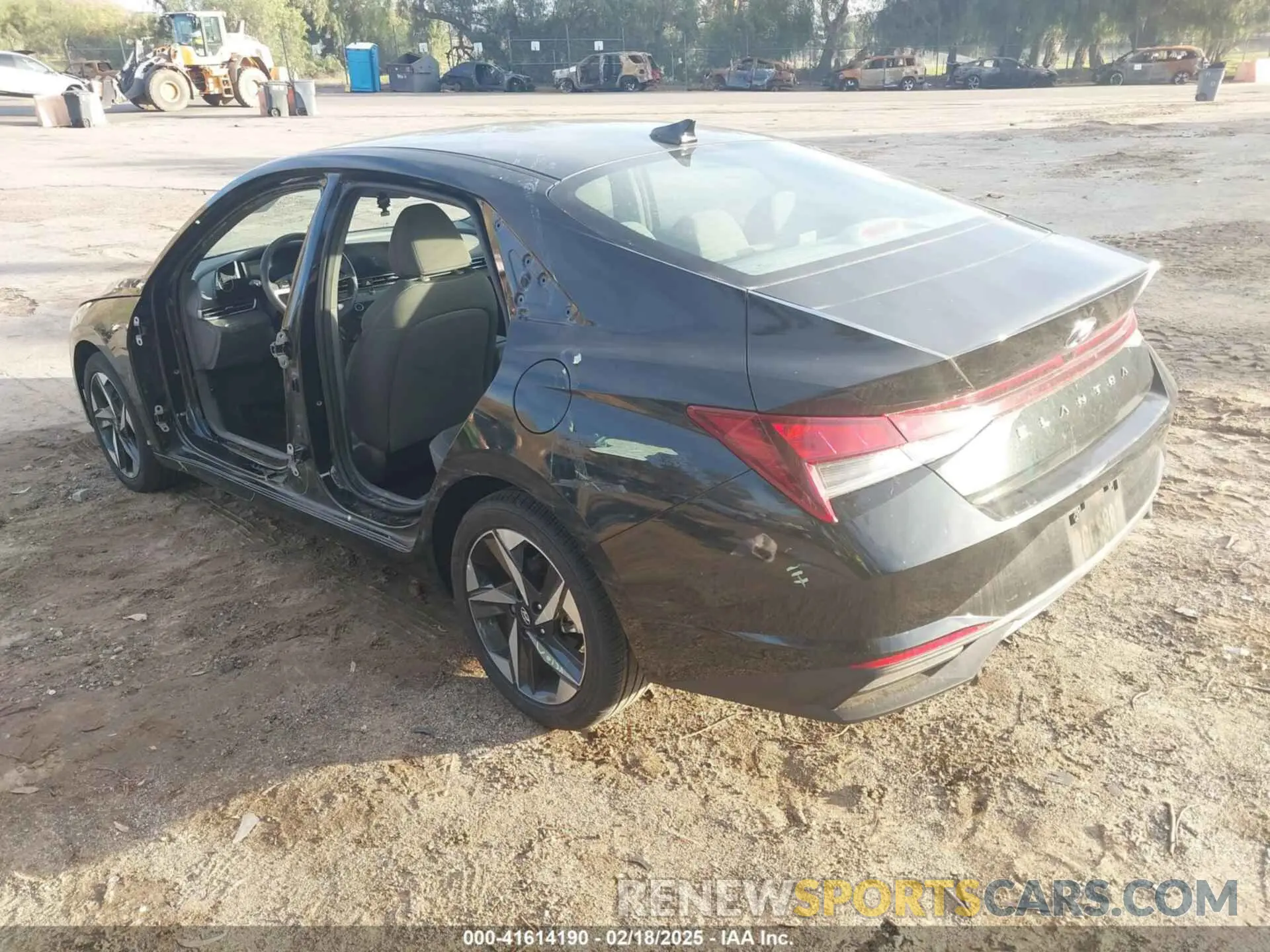 3 Фотография поврежденного автомобиля KMHLS4AG2PU544539 HYUNDAI ELANTRA 2023