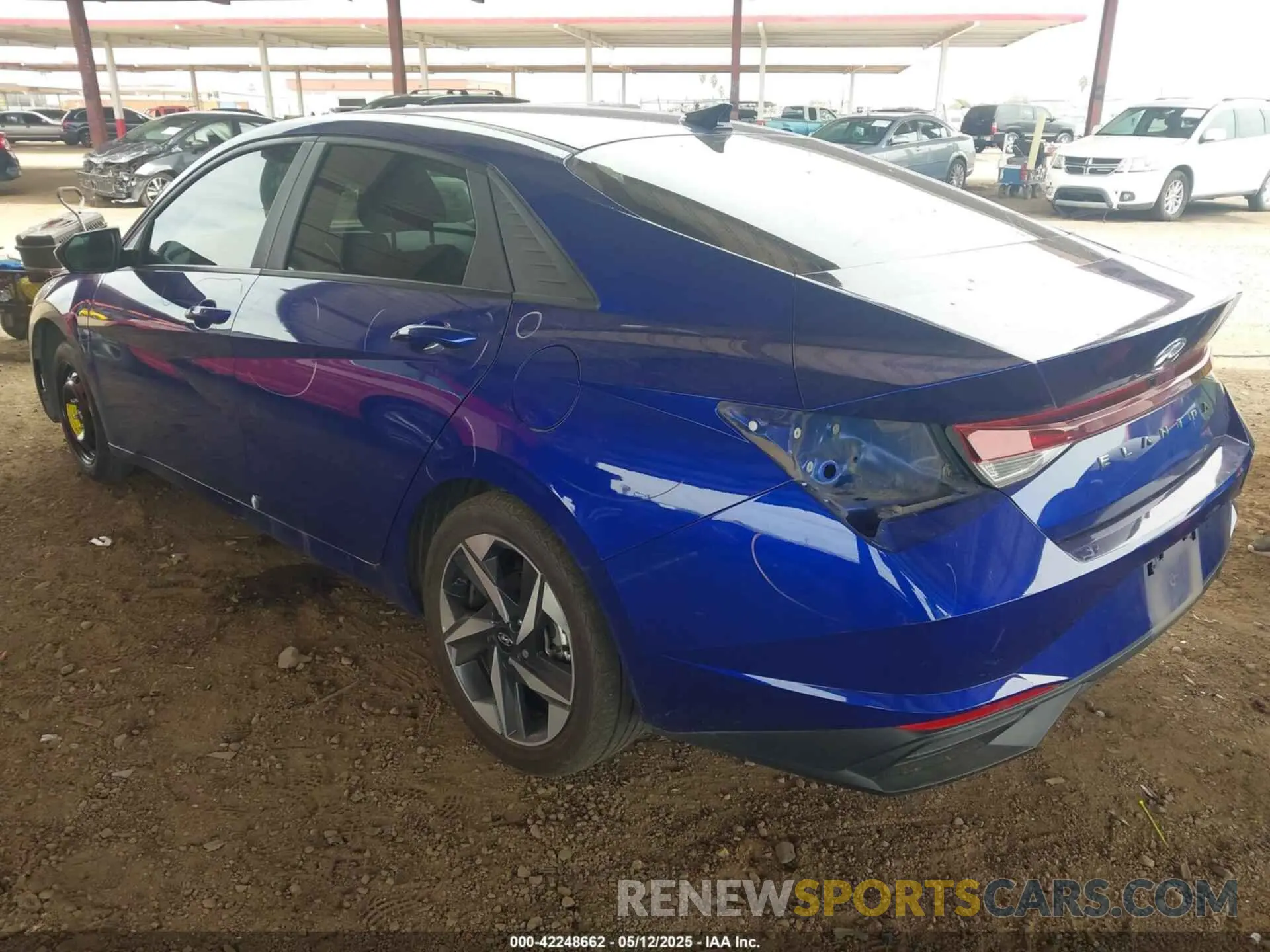 3 Фотография поврежденного автомобиля KMHLS4AG2PU558862 HYUNDAI ELANTRA 2023
