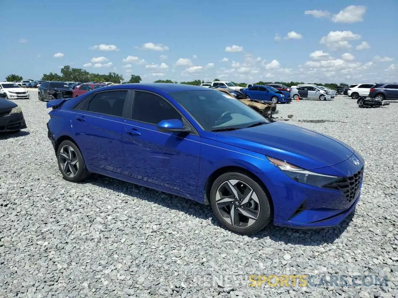 4 Фотография поврежденного автомобиля KMHLS4AG2PU602567 HYUNDAI ELANTRA 2023