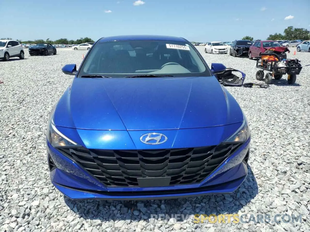 5 Фотография поврежденного автомобиля KMHLS4AG2PU602567 HYUNDAI ELANTRA 2023