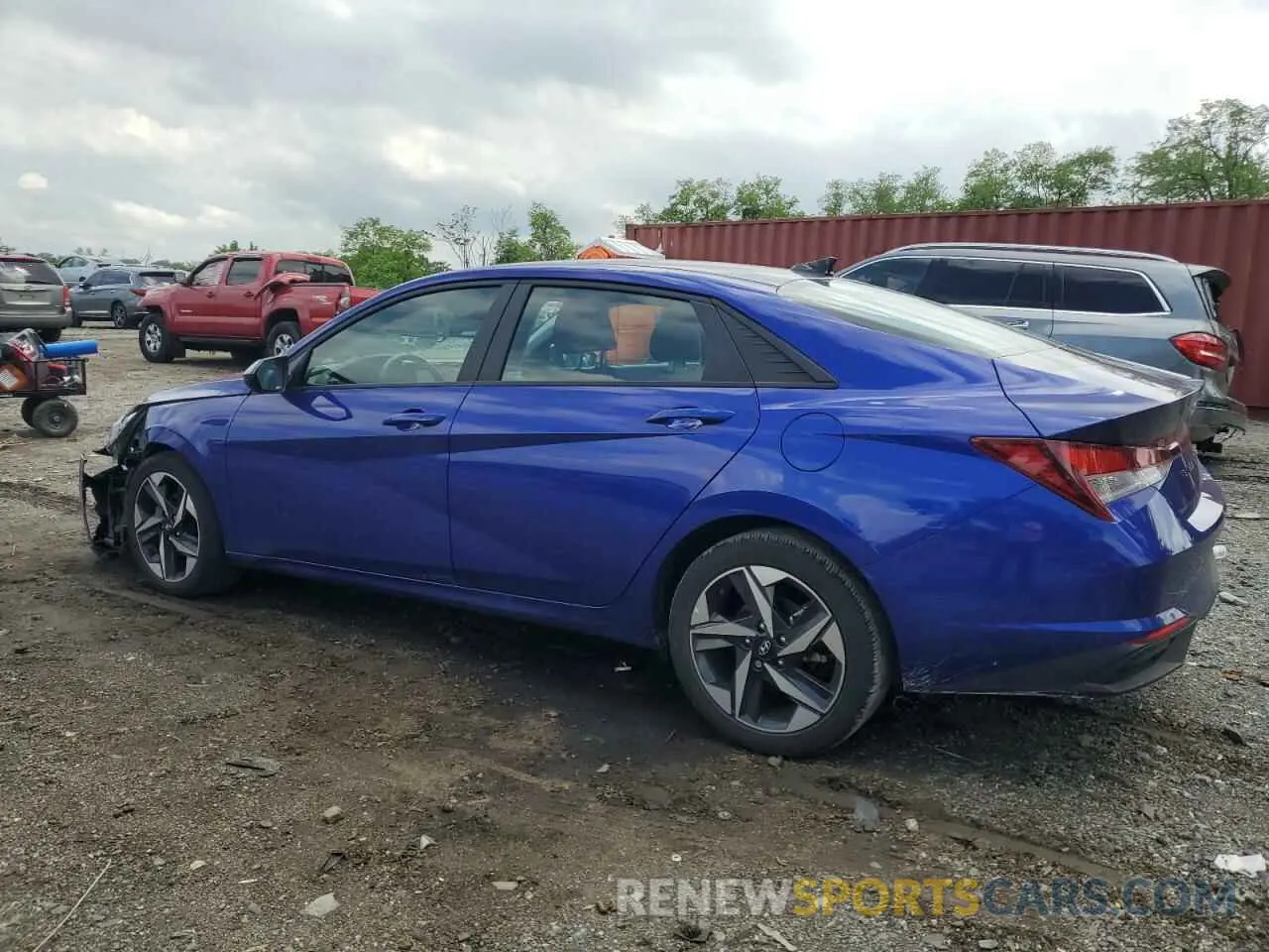 2 Фотография поврежденного автомобиля KMHLS4AG3PU473092 HYUNDAI ELANTRA 2023