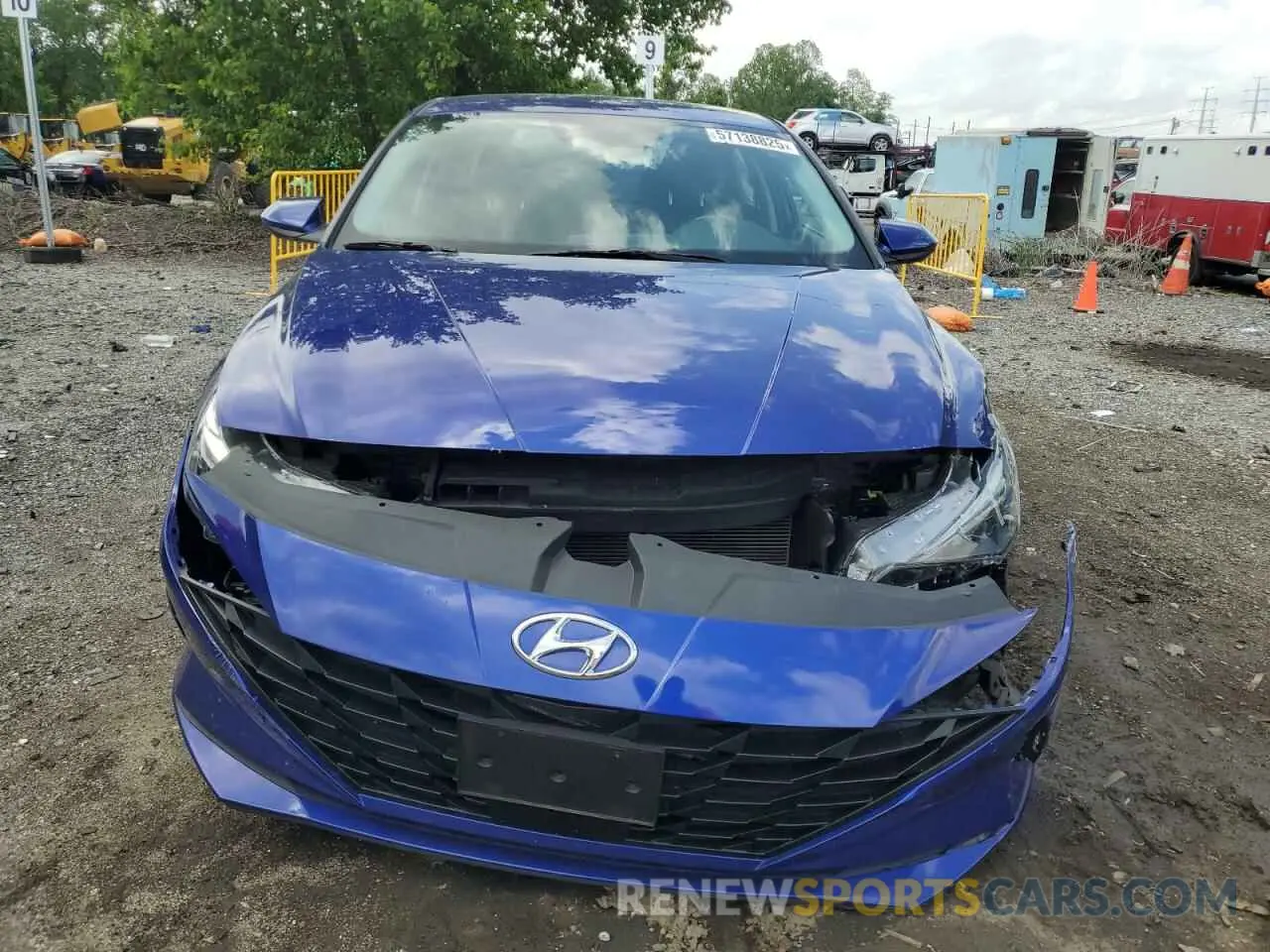 5 Фотография поврежденного автомобиля KMHLS4AG3PU473092 HYUNDAI ELANTRA 2023
