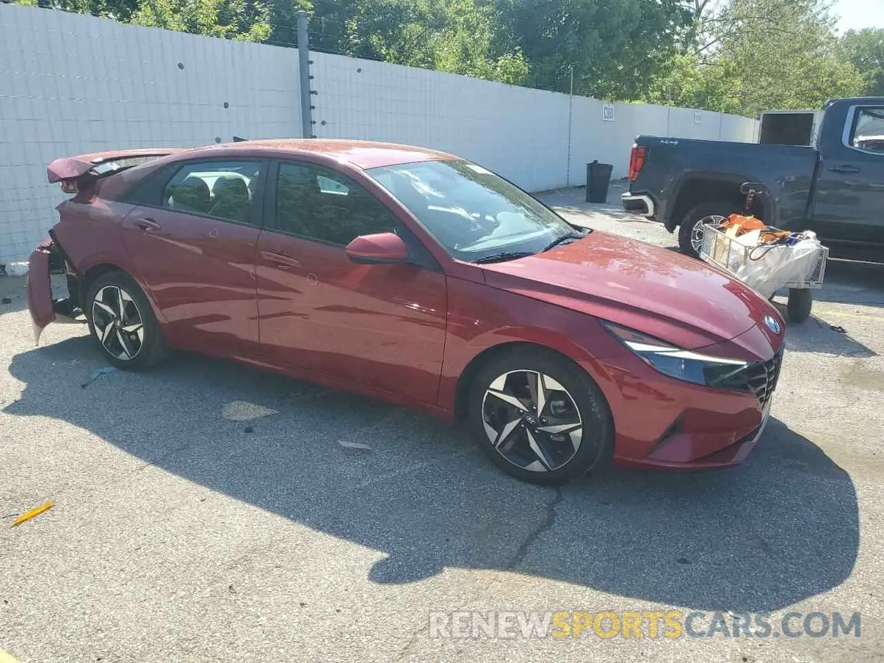 4 Photograph of a damaged car KMHLS4AG3PU500159 HYUNDAI ELANTRA 2023