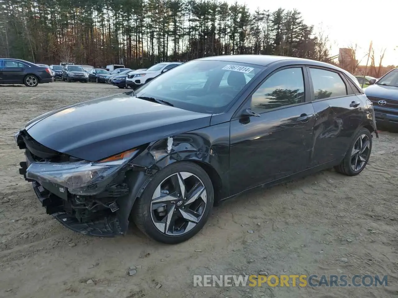 1 Photograph of a damaged car KMHLS4AG3PU562161 HYUNDAI ELANTRA 2023
