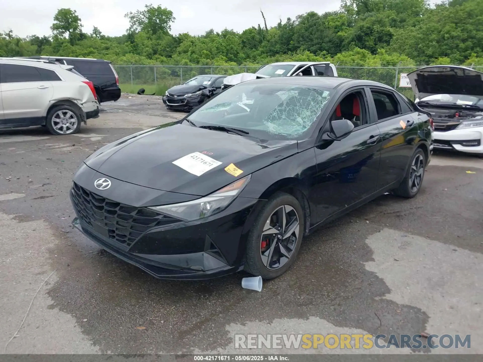 2 Photograph of a damaged car KMHLS4AG3PU572771 HYUNDAI ELANTRA 2023