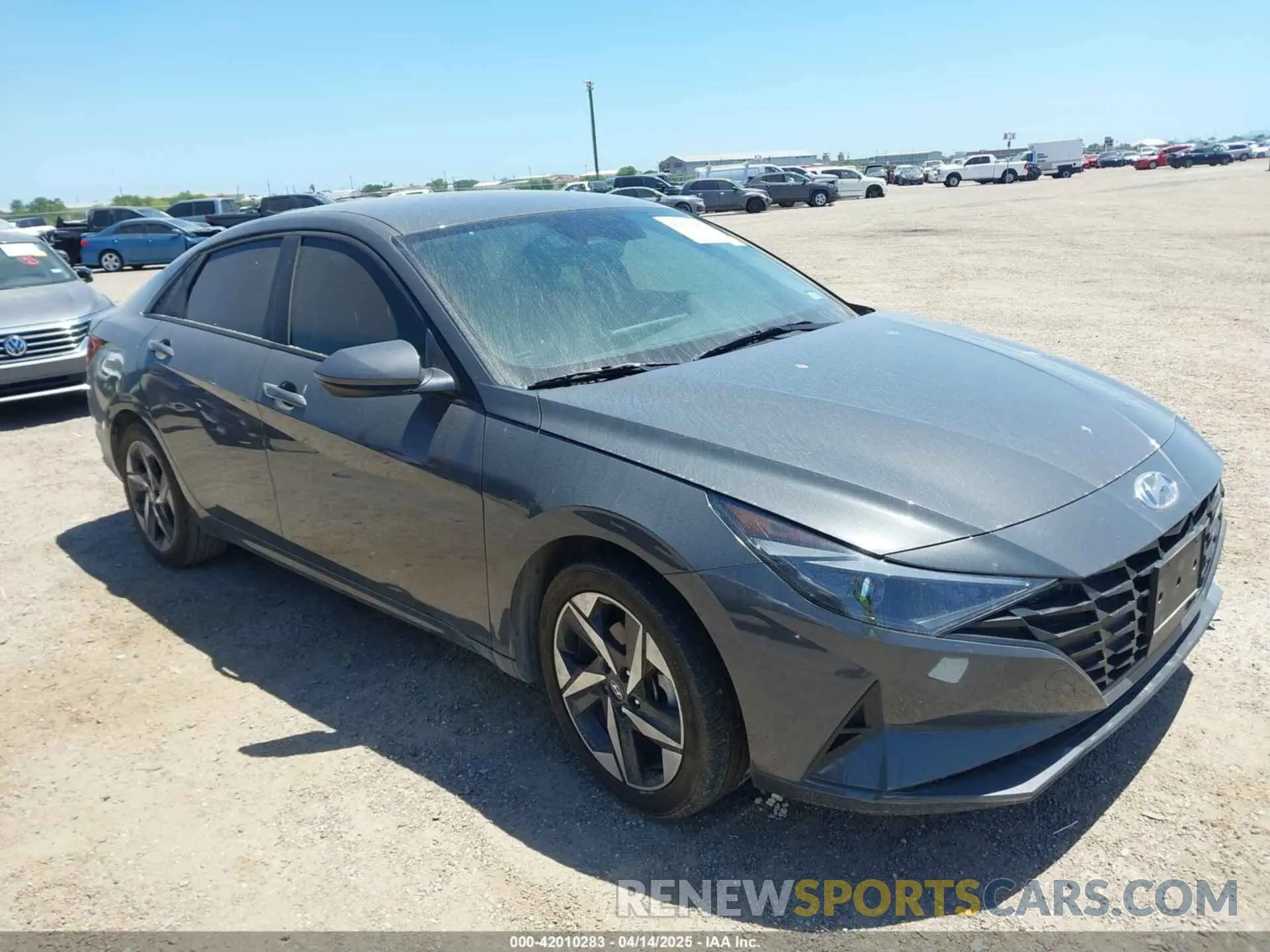 1 Photograph of a damaged car KMHLS4AG3PU594883 HYUNDAI ELANTRA 2023