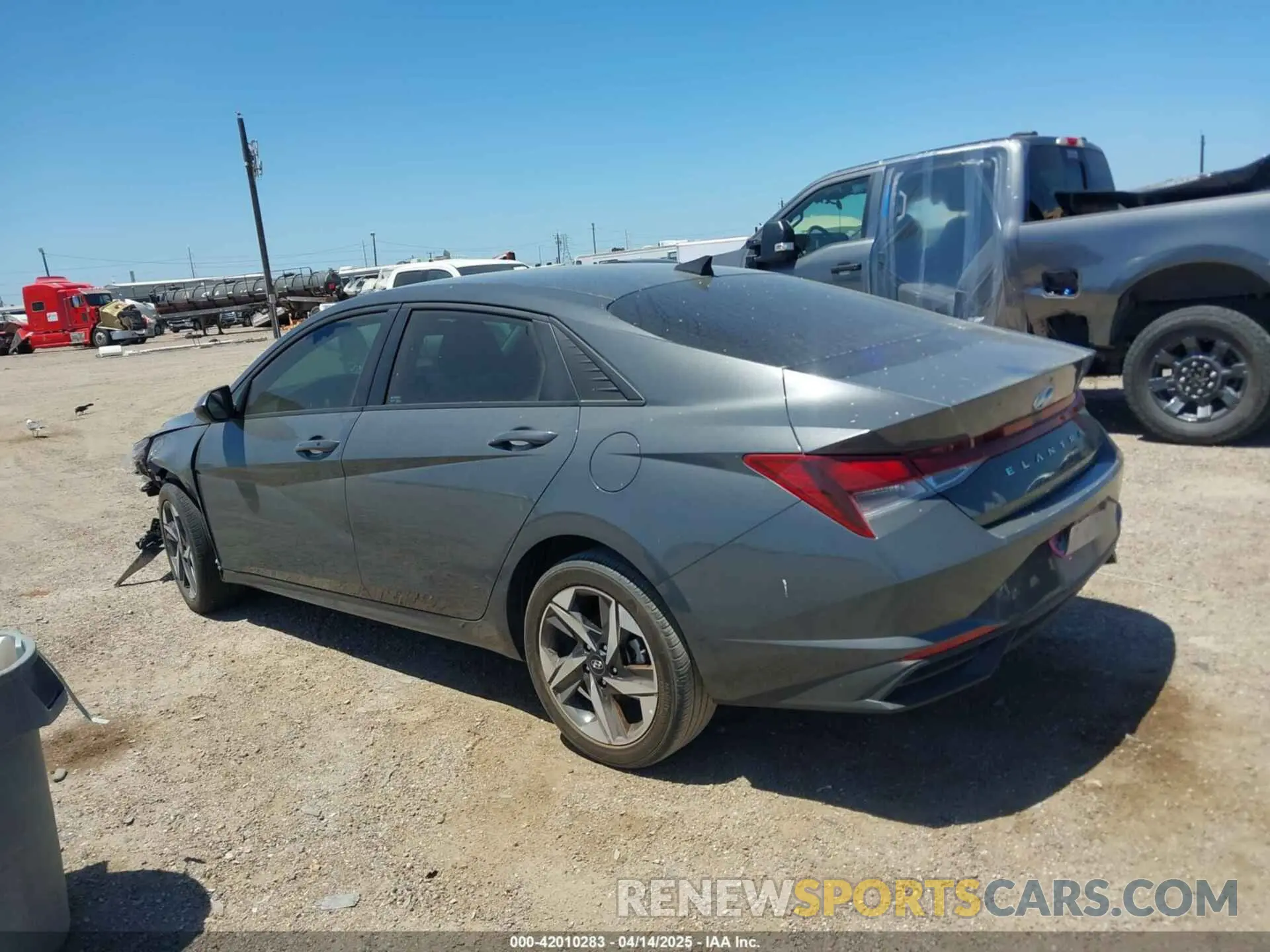 14 Photograph of a damaged car KMHLS4AG3PU594883 HYUNDAI ELANTRA 2023