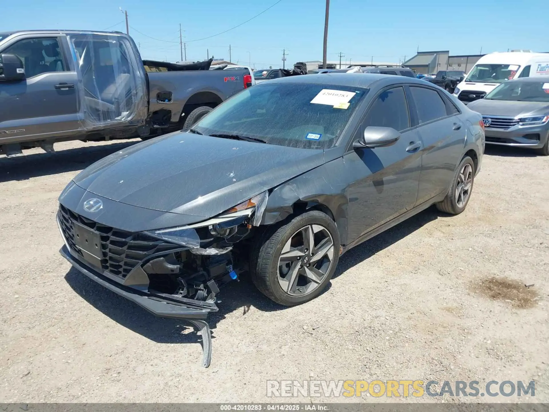 2 Photograph of a damaged car KMHLS4AG3PU594883 HYUNDAI ELANTRA 2023