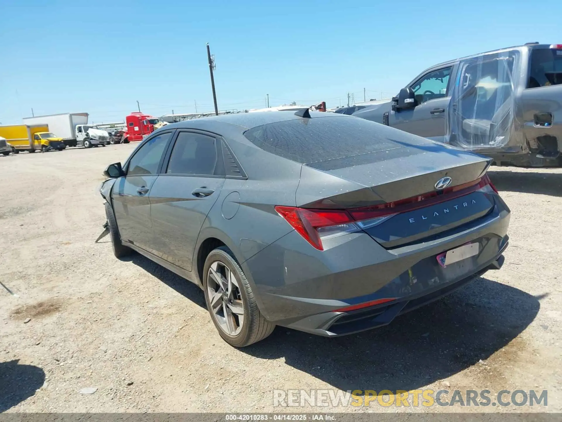3 Photograph of a damaged car KMHLS4AG3PU594883 HYUNDAI ELANTRA 2023