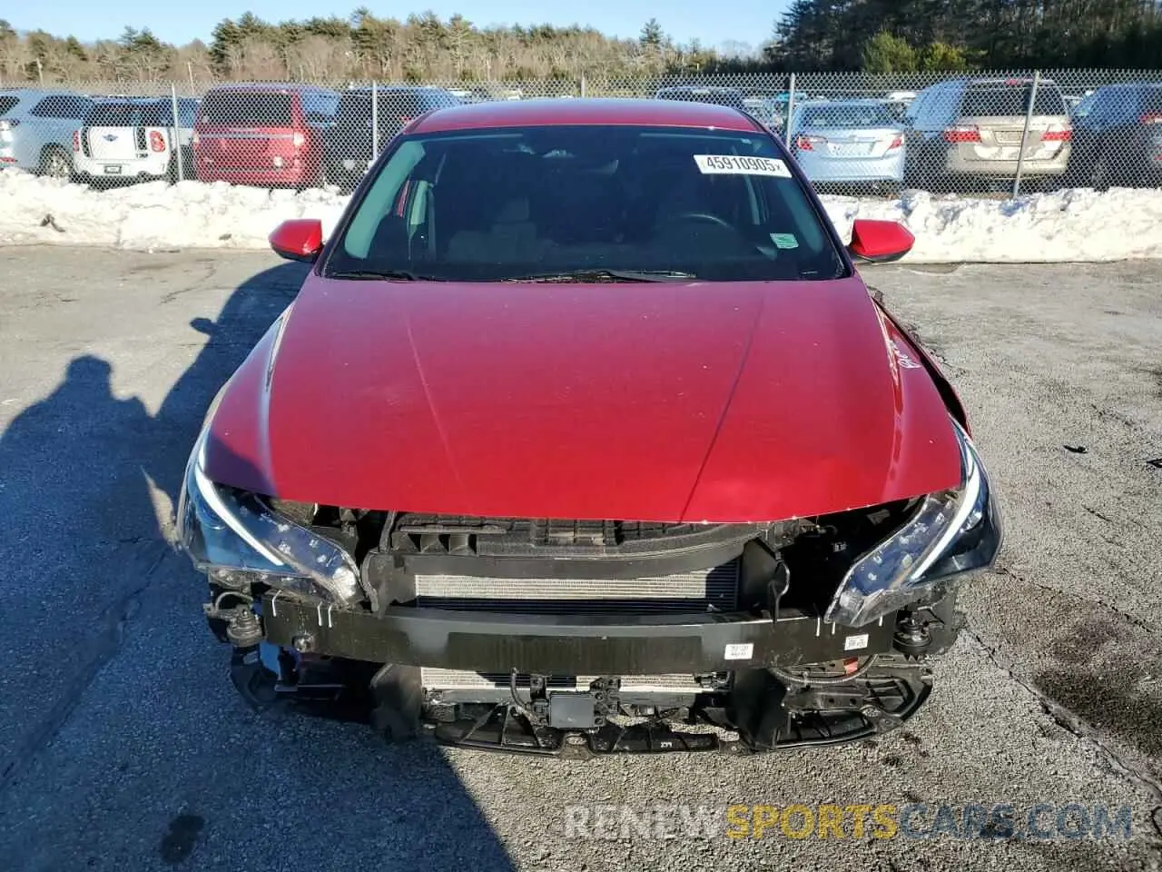 5 Photograph of a damaged car KMHLS4AG4PU384163 HYUNDAI ELANTRA 2023