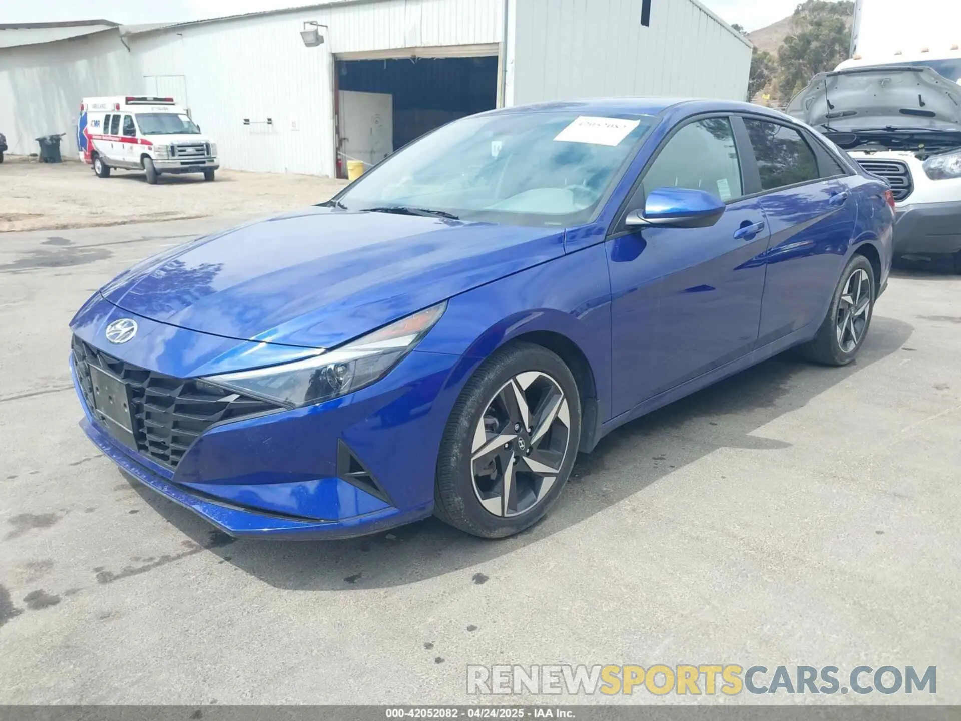 2 Photograph of a damaged car KMHLS4AG4PU427318 HYUNDAI ELANTRA 2023