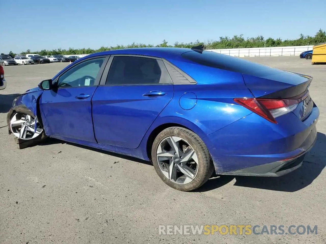 2 Photograph of a damaged car KMHLS4AG4PU437122 HYUNDAI ELANTRA 2023