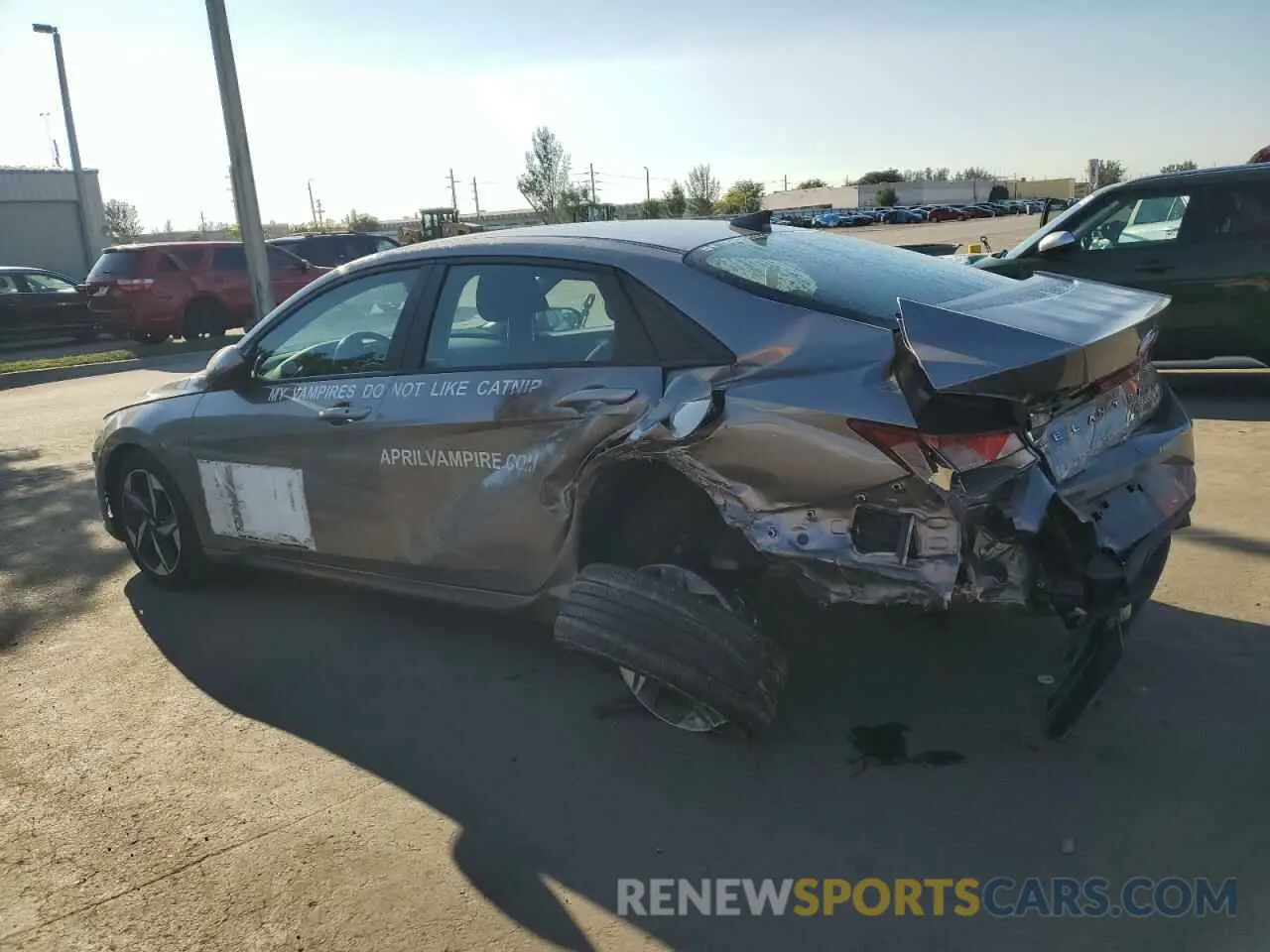 2 Фотография поврежденного автомобиля KMHLS4AG4PU495585 HYUNDAI ELANTRA 2023