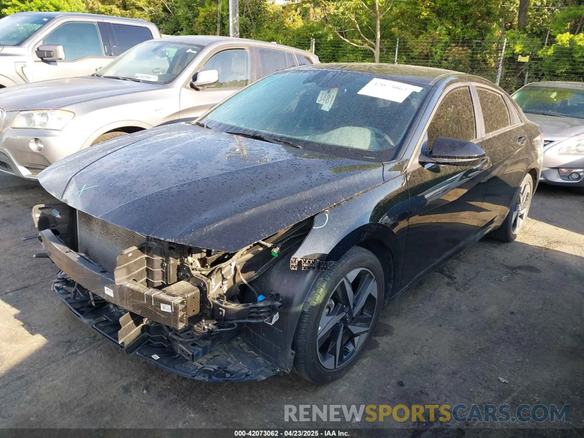 2 Photograph of a damaged car KMHLS4AG4PU526639 HYUNDAI ELANTRA 2023