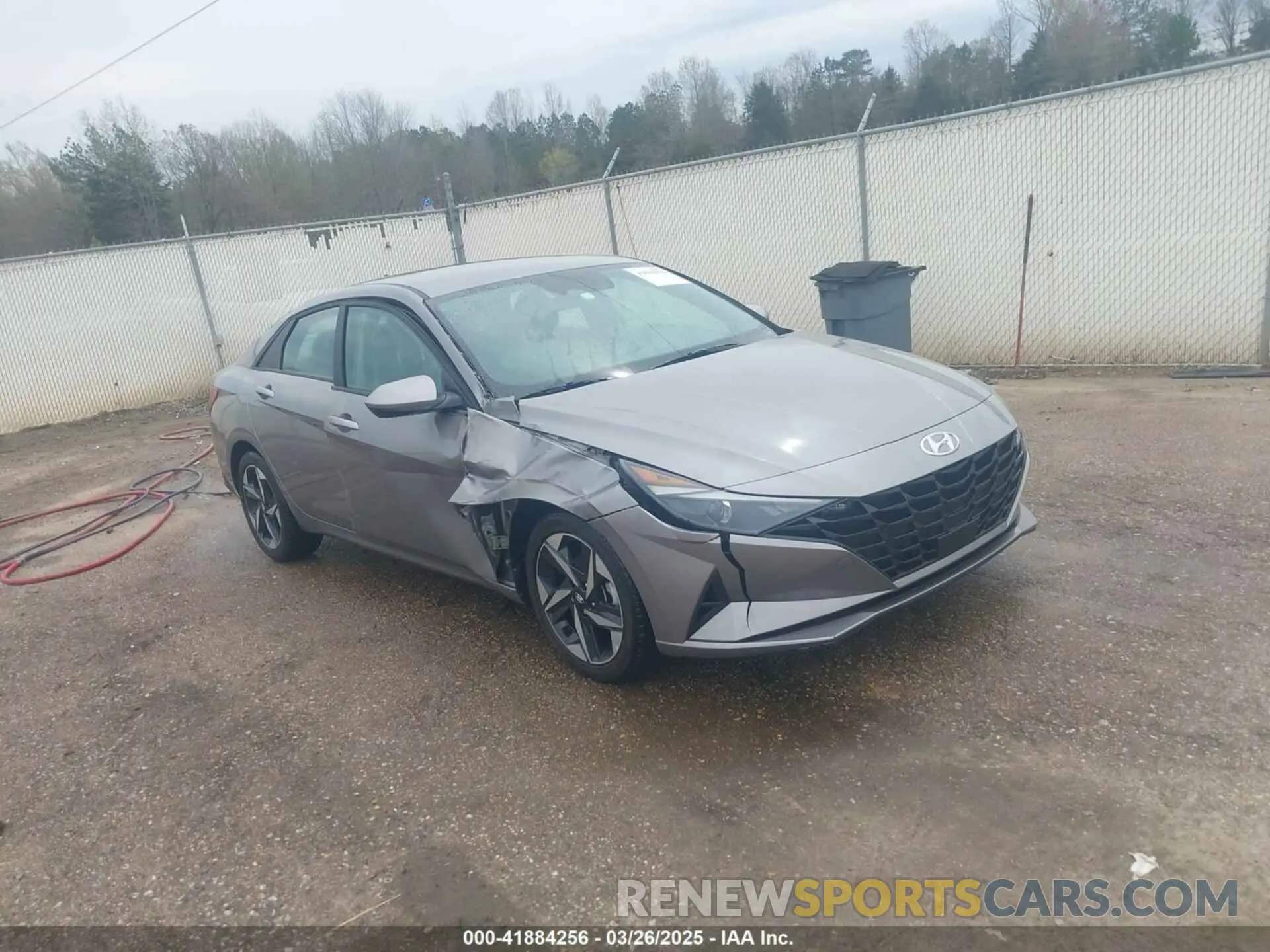 1 Photograph of a damaged car KMHLS4AG4PU553419 HYUNDAI ELANTRA 2023