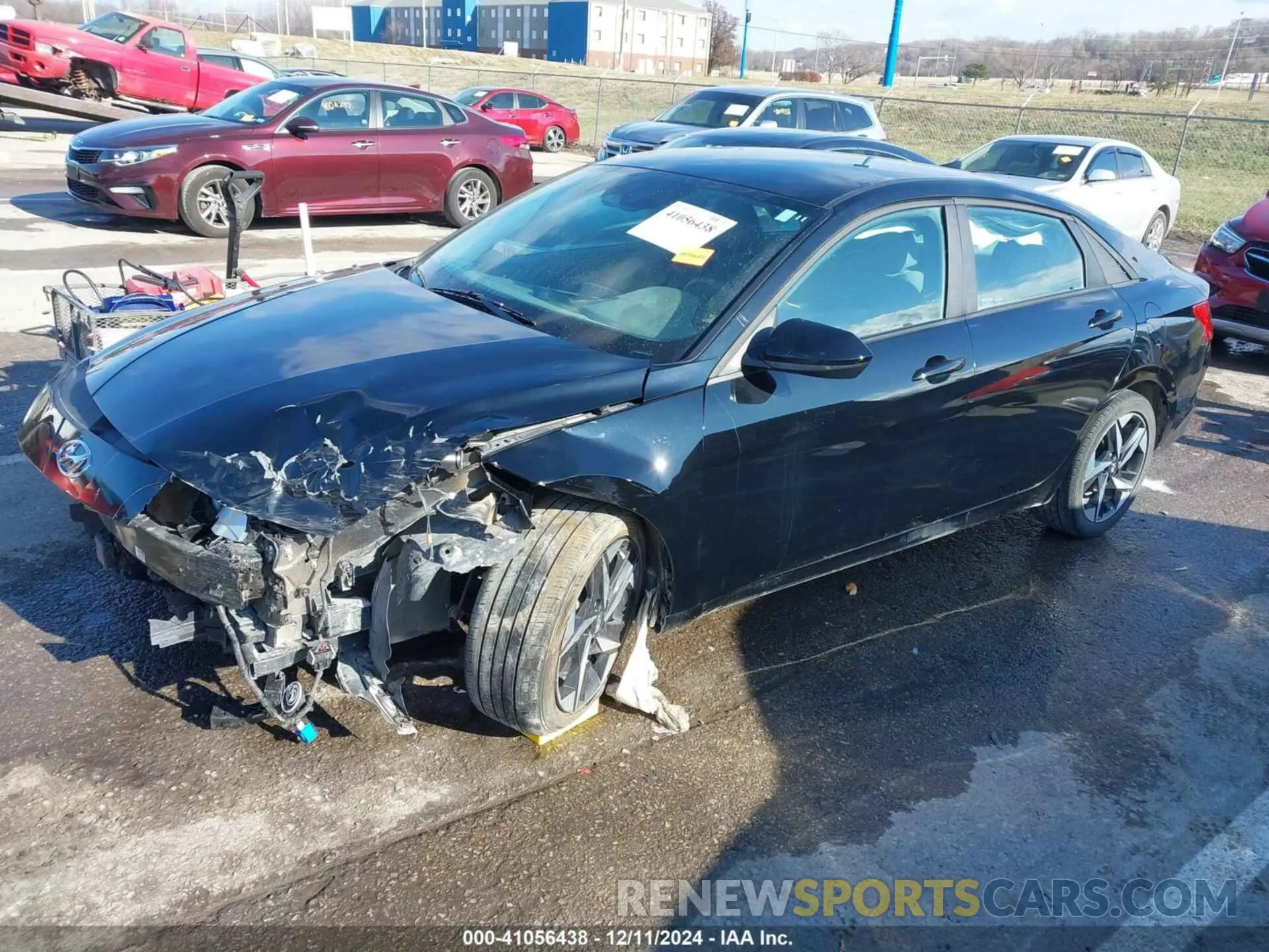 2 Photograph of a damaged car KMHLS4AG4PU606765 HYUNDAI ELANTRA 2023