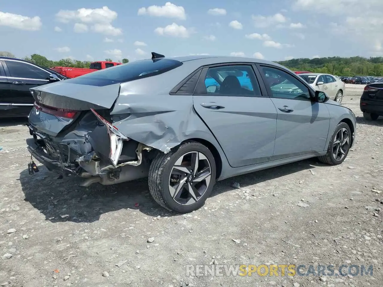 3 Photograph of a damaged car KMHLS4AG5PU427148 HYUNDAI ELANTRA 2023