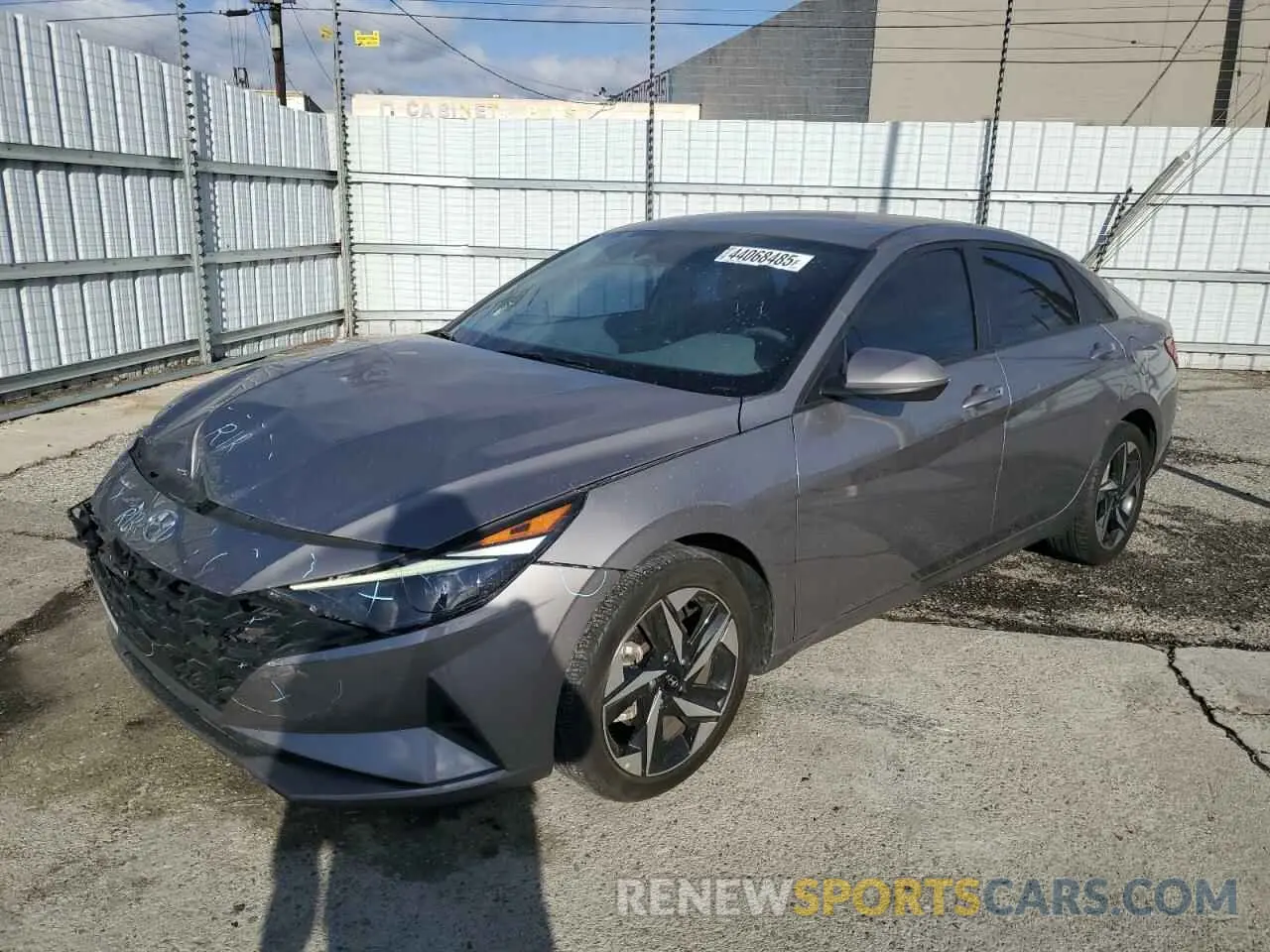 1 Photograph of a damaged car KMHLS4AG5PU482716 HYUNDAI ELANTRA 2023