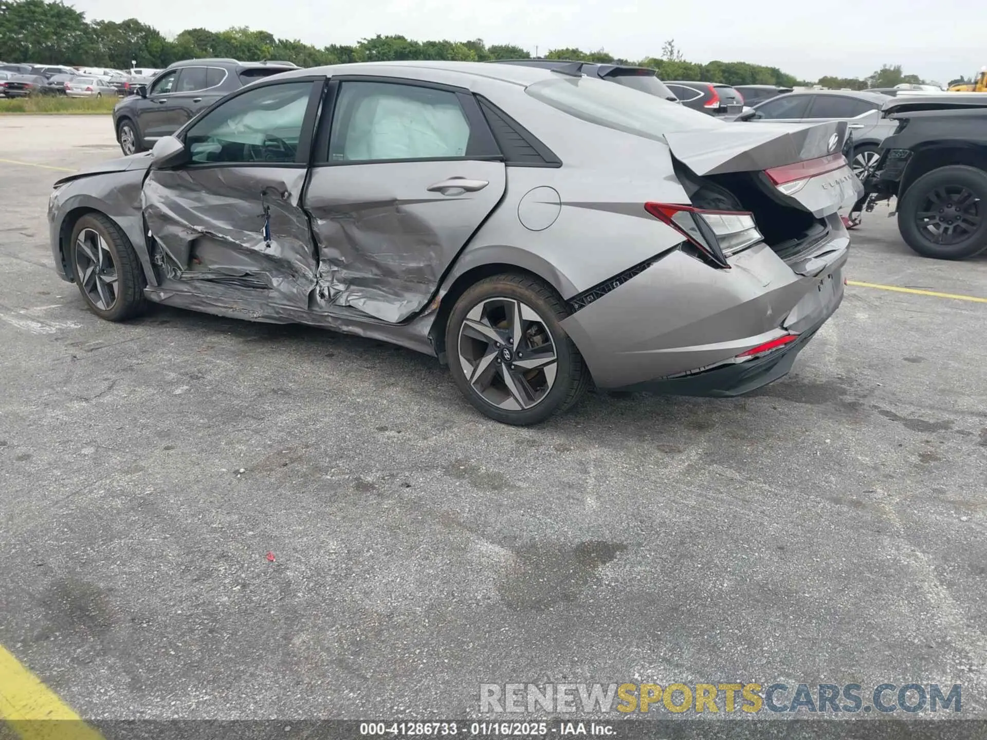 6 Фотография поврежденного автомобиля KMHLS4AG5PU551582 HYUNDAI ELANTRA 2023