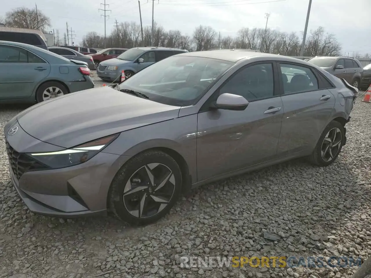 1 Photograph of a damaged car KMHLS4AG5PU559651 HYUNDAI ELANTRA 2023