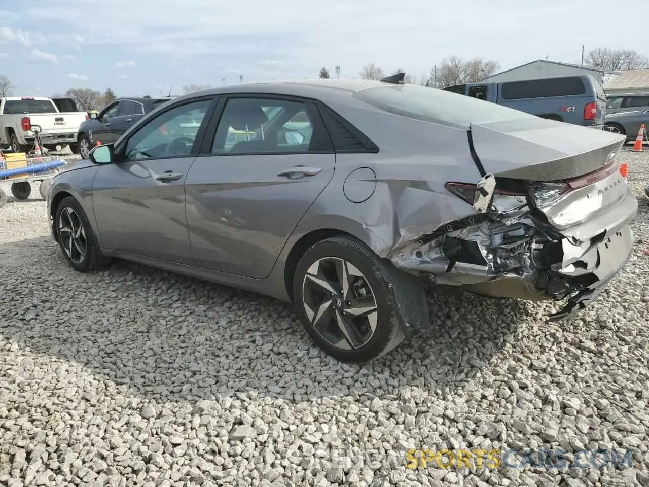 2 Photograph of a damaged car KMHLS4AG5PU559651 HYUNDAI ELANTRA 2023