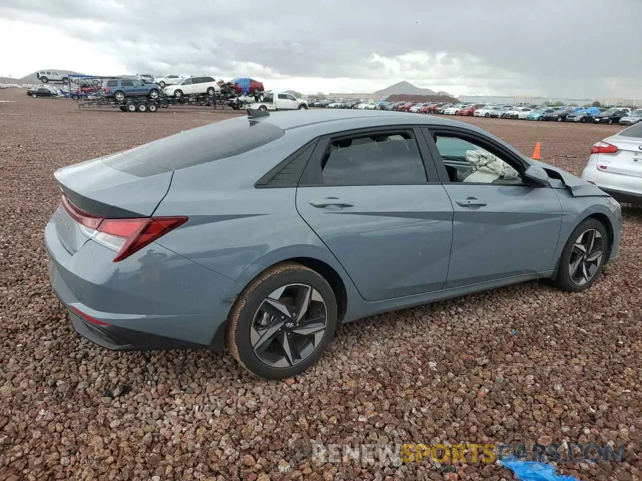 3 Photograph of a damaged car KMHLS4AG6PU418488 HYUNDAI ELANTRA 2023