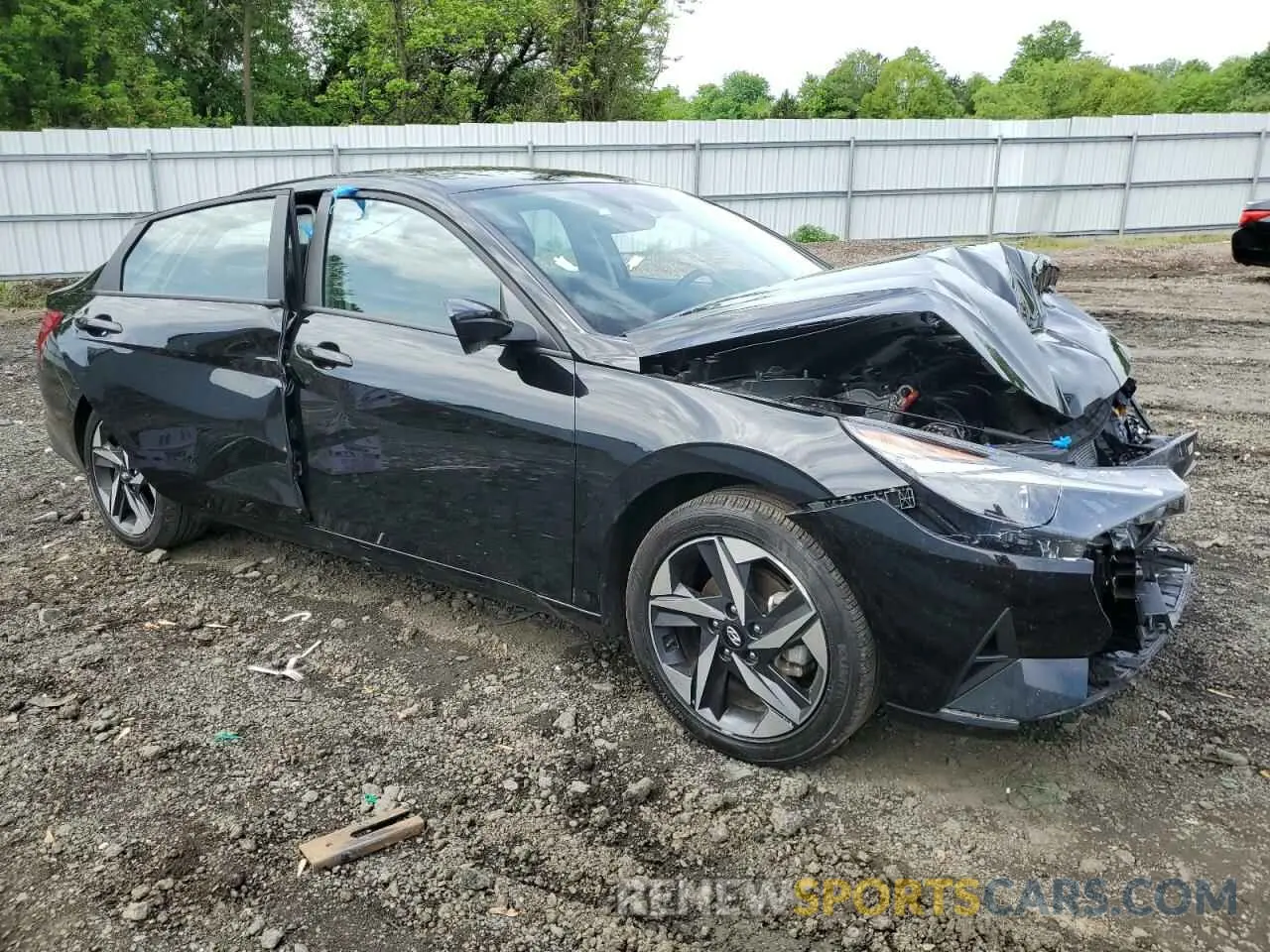 4 Фотография поврежденного автомобиля KMHLS4AG6PU528375 HYUNDAI ELANTRA 2023
