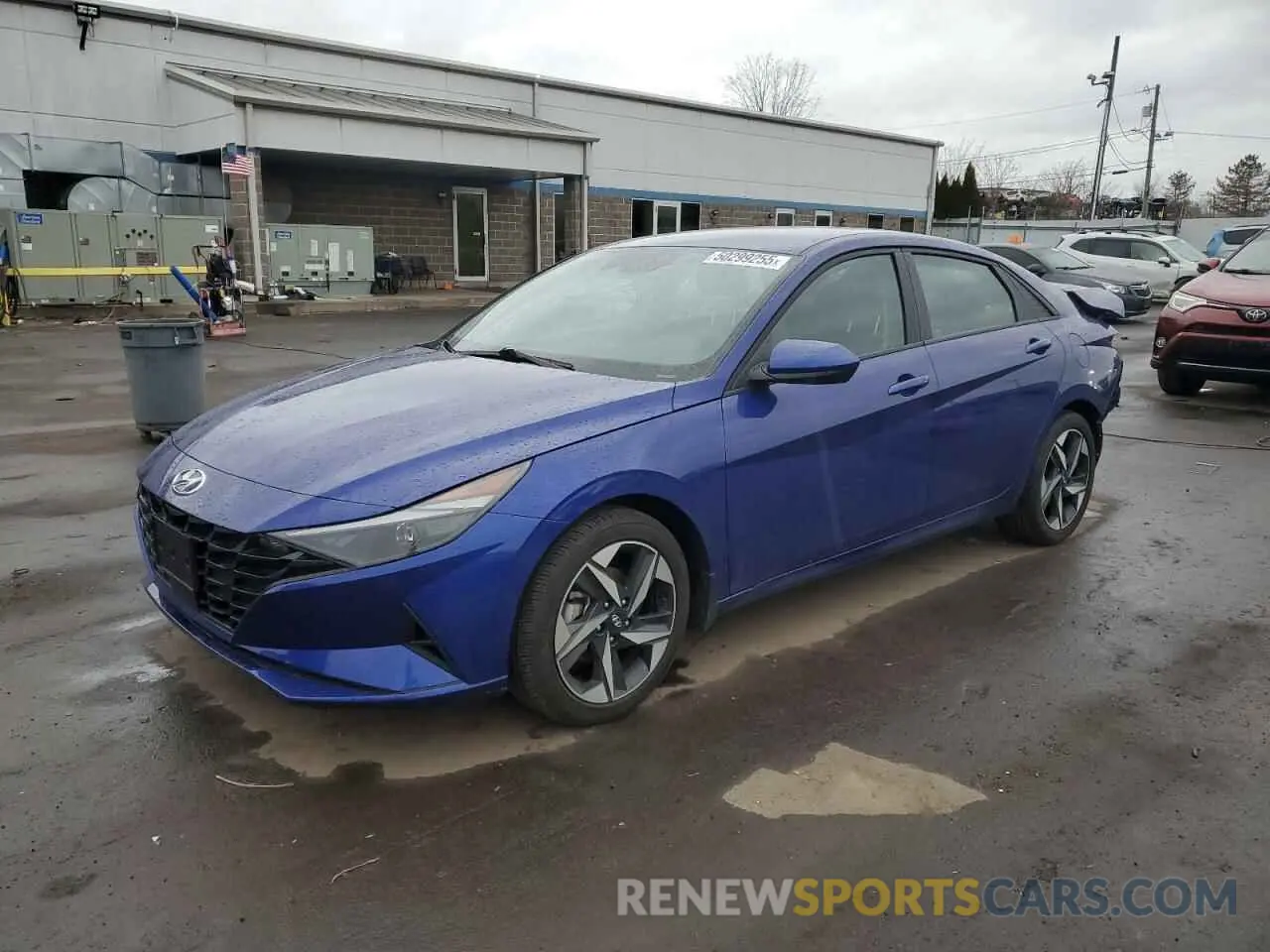 1 Photograph of a damaged car KMHLS4AG6PU582226 HYUNDAI ELANTRA 2023