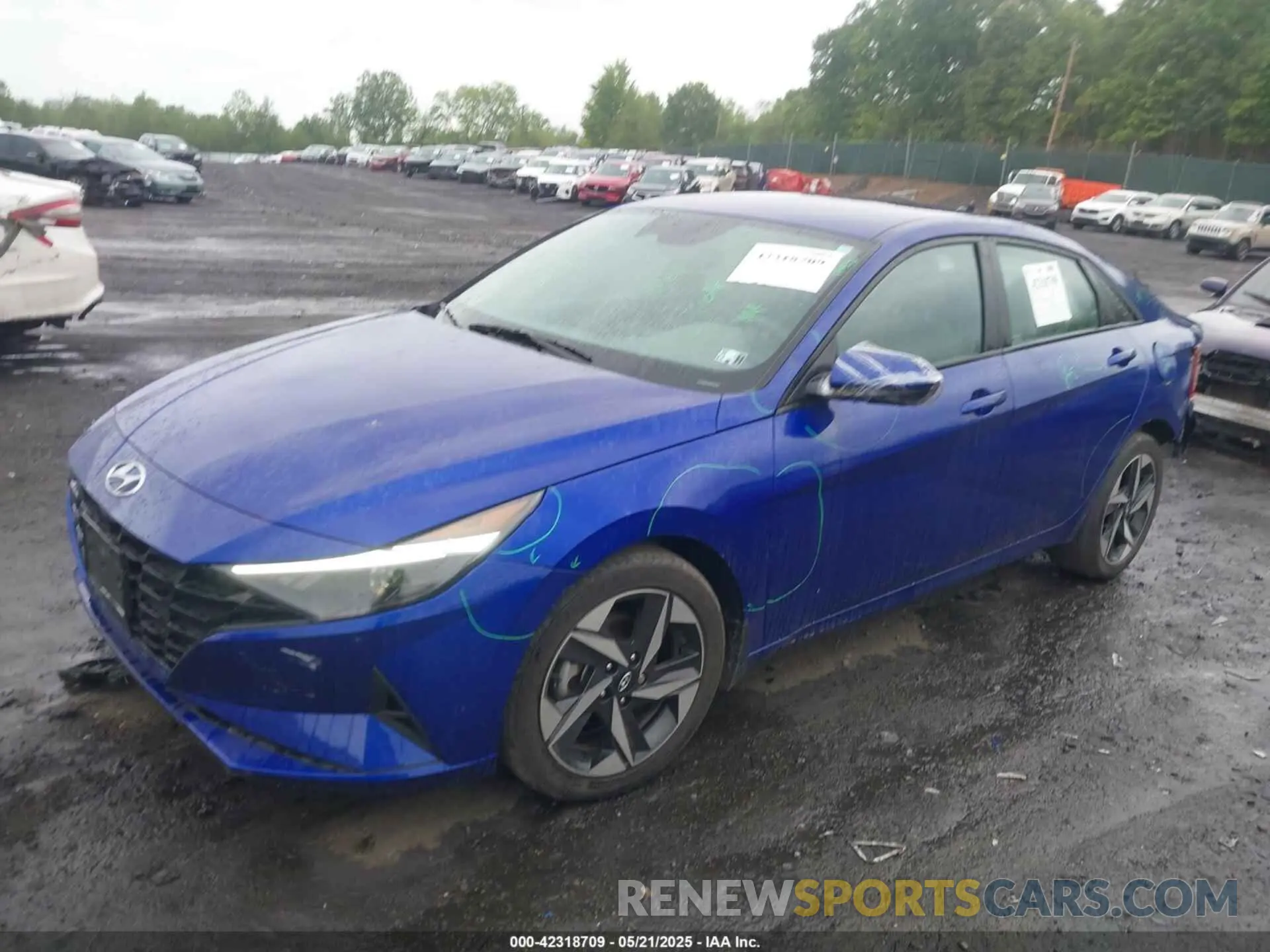 2 Photograph of a damaged car KMHLS4AG6PU612325 HYUNDAI ELANTRA 2023