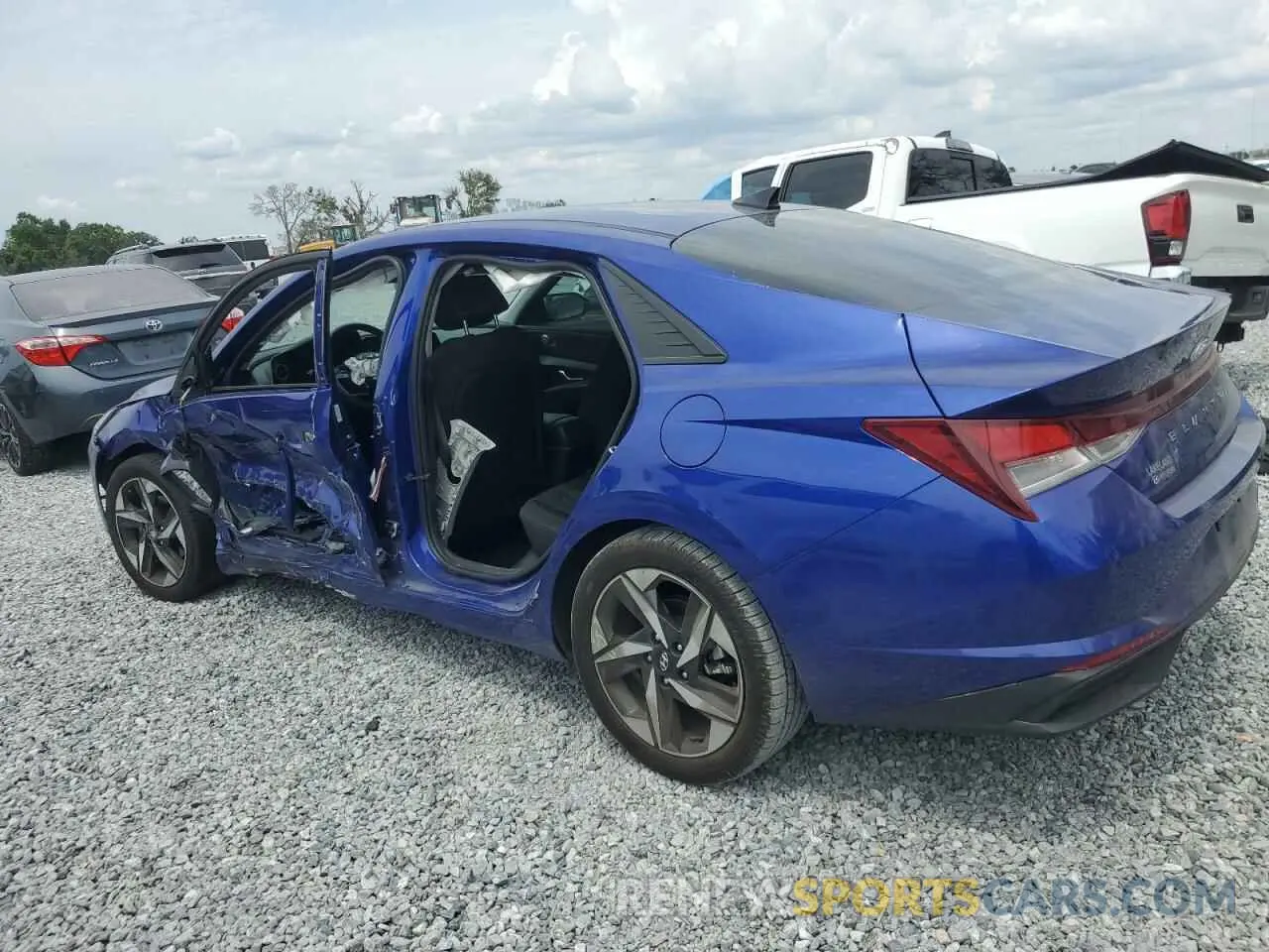 2 Фотография поврежденного автомобиля KMHLS4AG7PU551034 HYUNDAI ELANTRA 2023