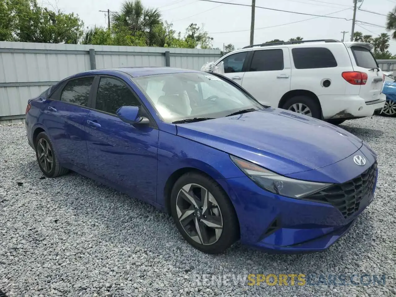 4 Фотография поврежденного автомобиля KMHLS4AG7PU551034 HYUNDAI ELANTRA 2023